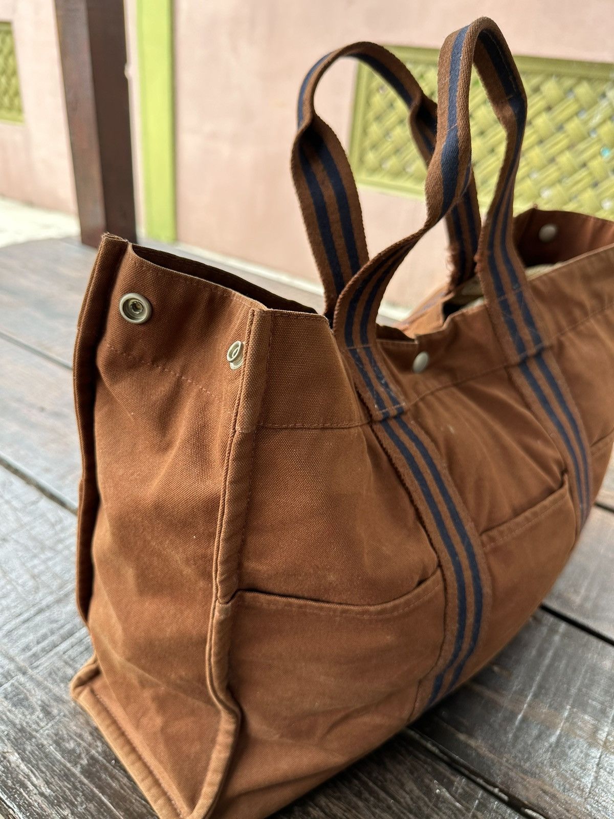 Hermes × Vintage Hermes tote bag nice design Size ONE SIZE - 8 Thumbnail