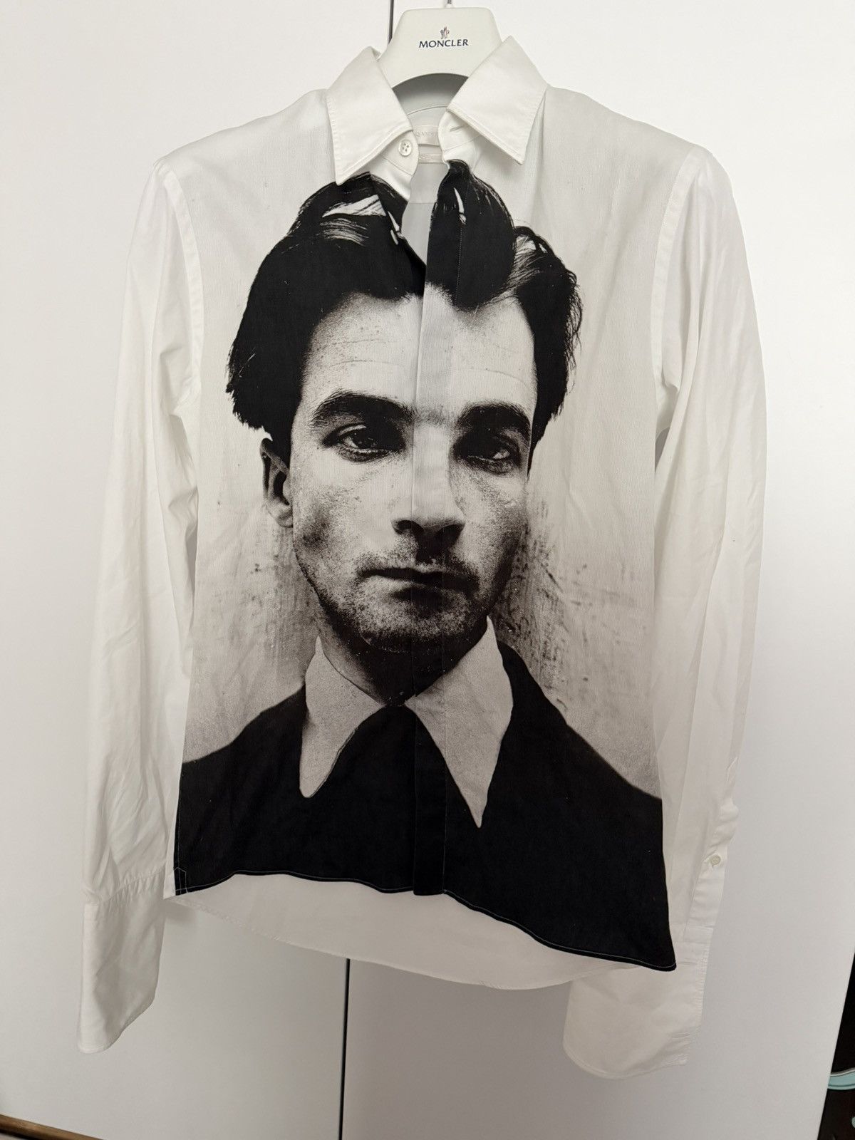 Alexander McQueen EXTRA RARE 14AW RUNWAY Oliver Bernard Portrait Poplin Size US M / EU 48-50 / 2 - 1 Thumbnail