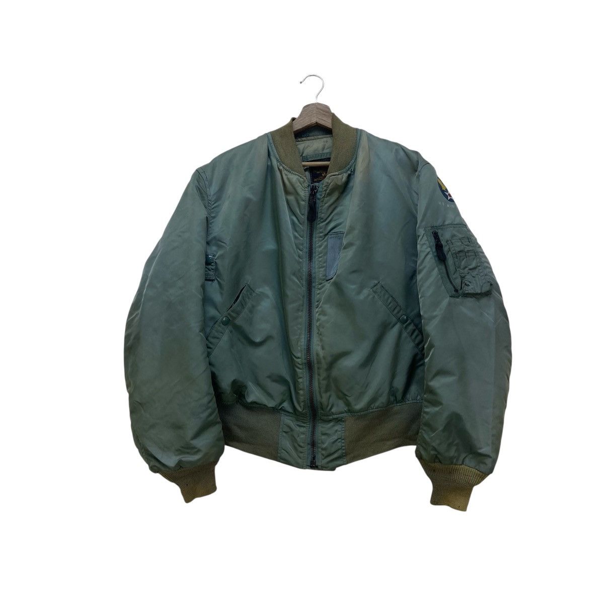 Alpha Industries Vintage MA 1 Alpha Industries US Air Force Bomber Jacket Size US L / EU 52-54 / 3 - 1 Thumbnail