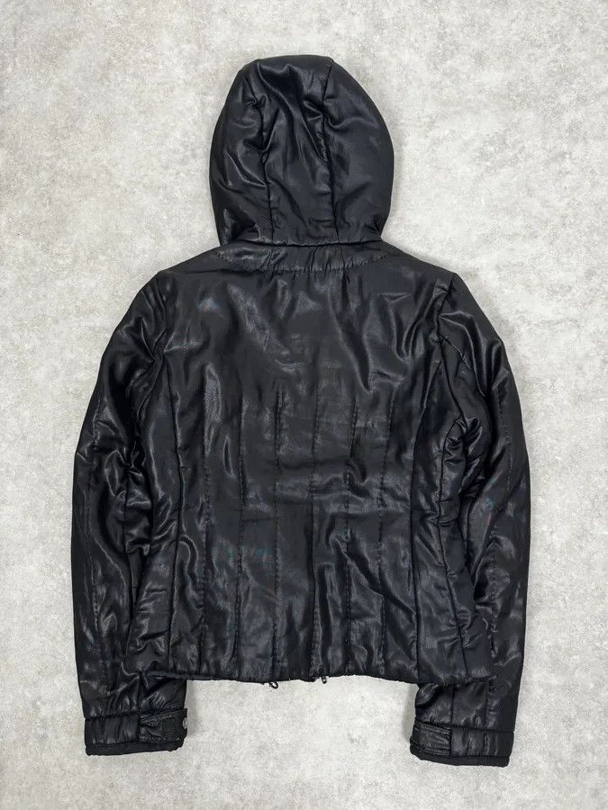 Prada AW2007 Prada Black Shiny Hooded Puffer Jacket Size S / US 4 / IT 40 - 4 Thumbnail
