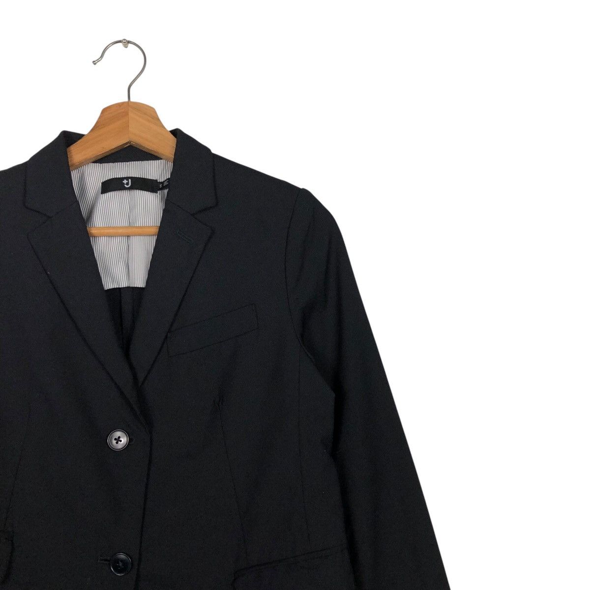 Jil Sander 📌Rich Black Vintage Chore Worker Jacket J+ Jill Sander Size US S / EU 44-46 / 1 - 7 Thumbnail