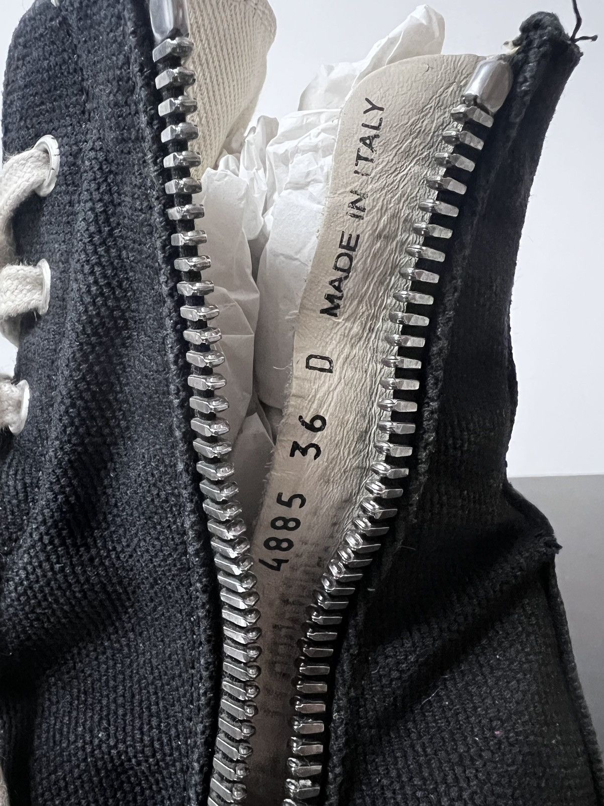 Rick Owens Drkshdw Rick owens drkshdw ramones high top sneakers Size US 6 / IT 36 - 8 Thumbnail