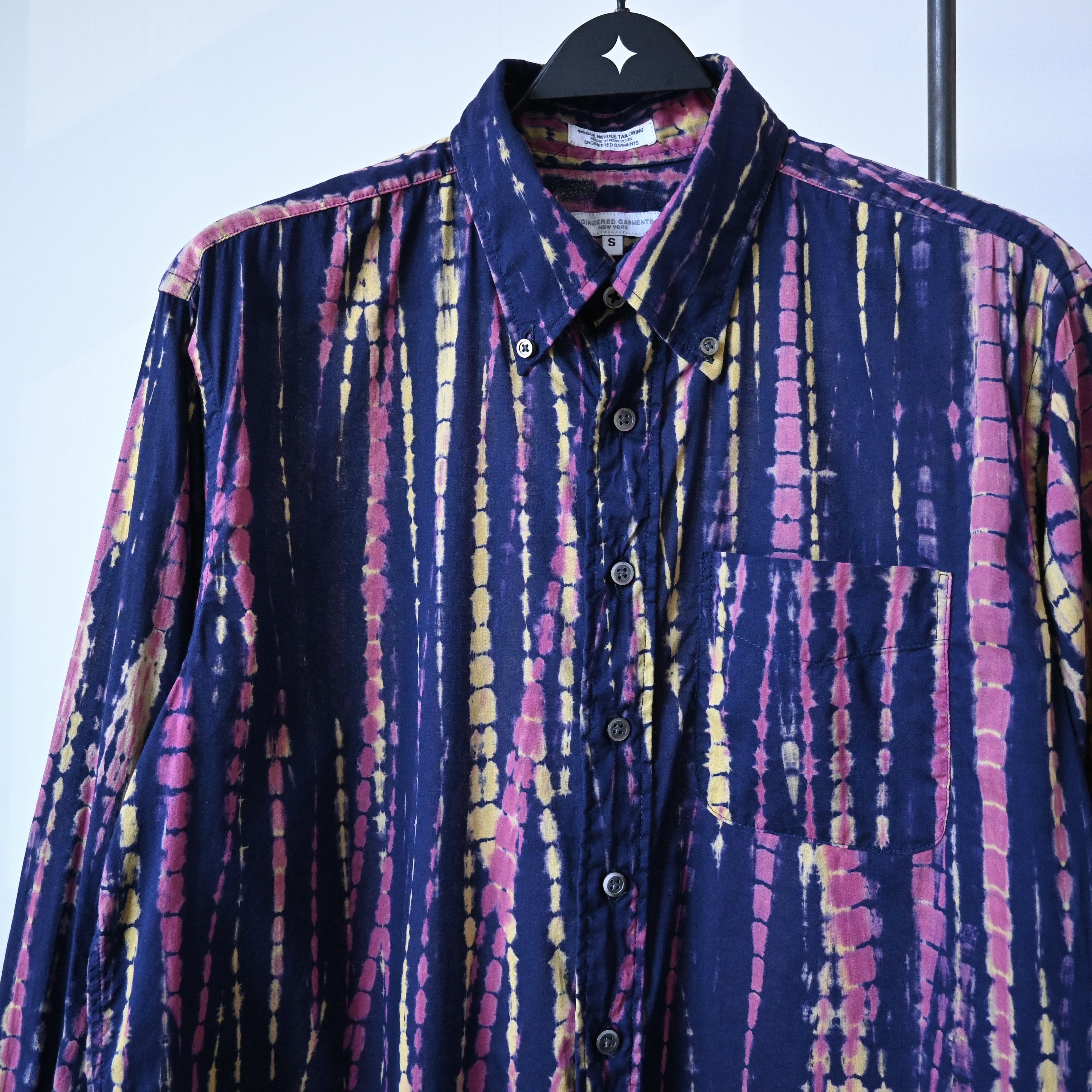 Engineered Garments Engineered Garments "19th Century Shirt" Lawn batik stripe Size US S / EU 44-46 / 1 - 8 Thumbnail