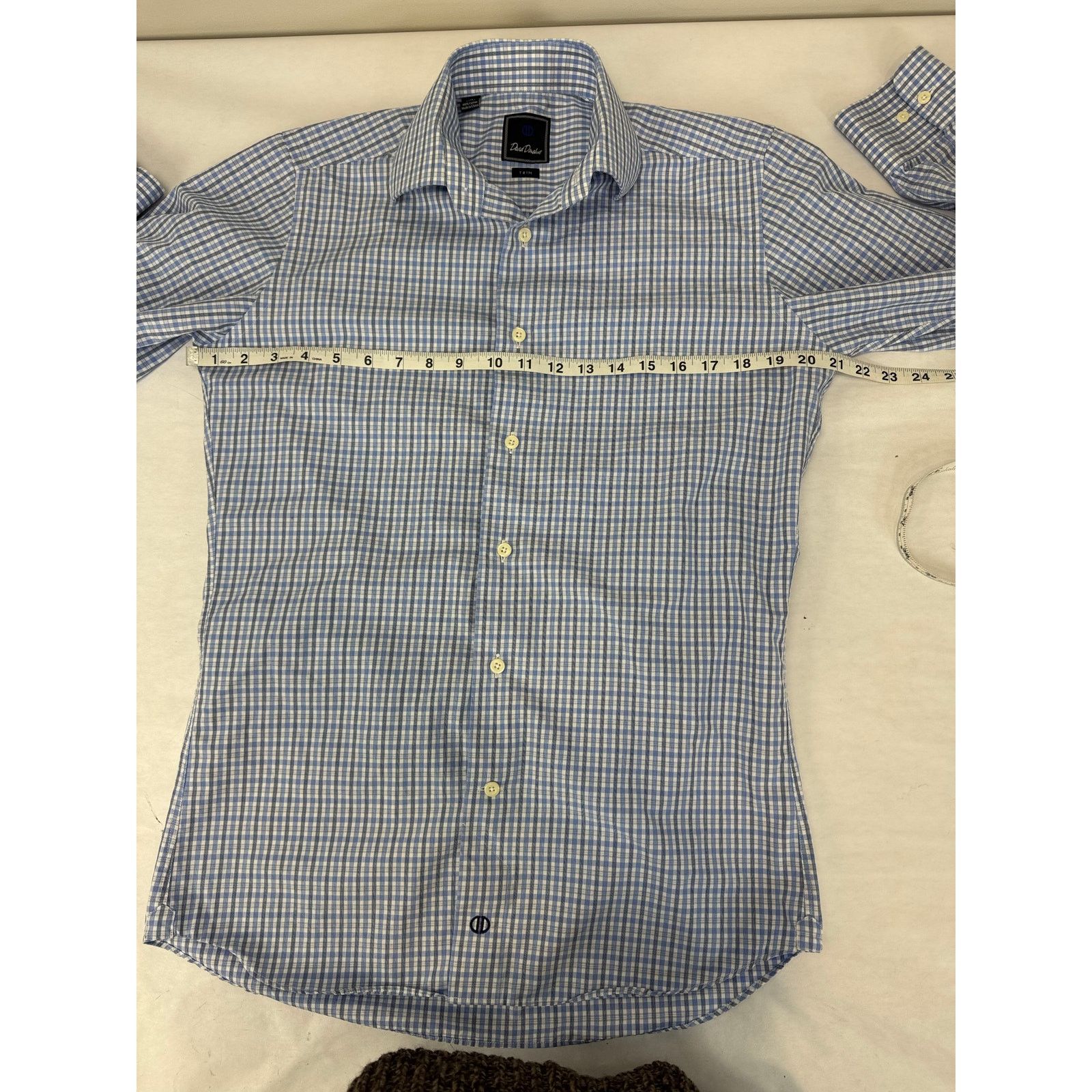 David Donahue David Donahue Dress Shirt Stripes Trim - Size 16 - 32 / 33 Size US M / EU 48-50 / 2 - 3 Thumbnail