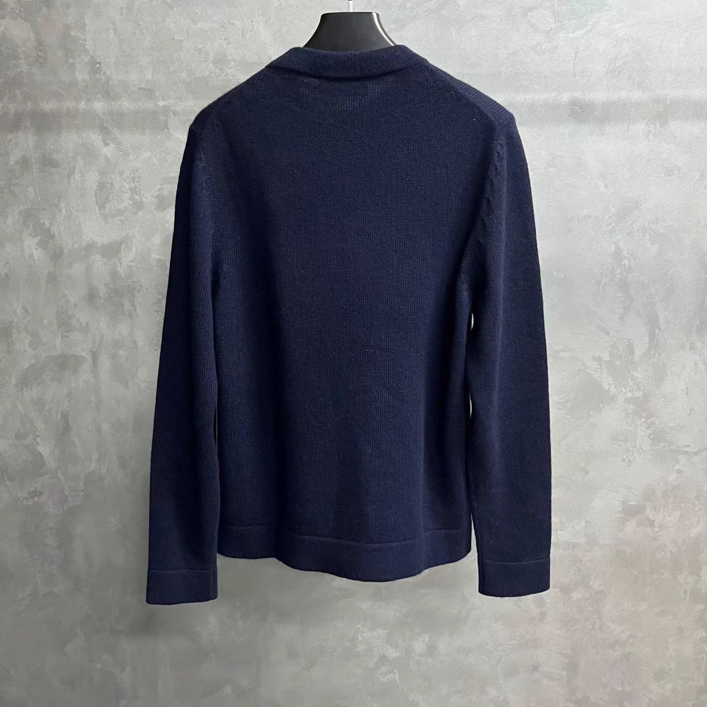 Dior Dior Blue Logo Embroidered Crewneck Knit Sweater S Size S / US 4 / IT 40 - 2 Thumbnail