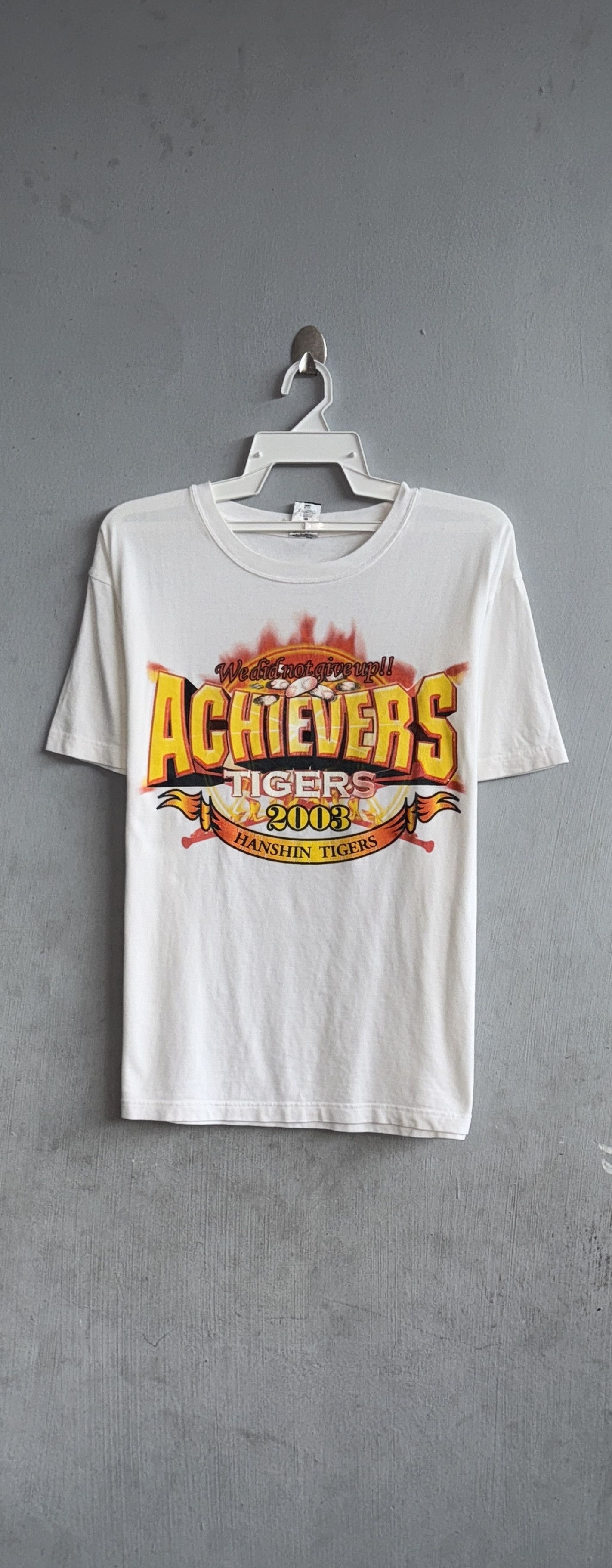 Japanese Brand Hanshin Tigers Achievers 2003 Vintage T-Shirt Size US L / EU 52-54 / 3 - 1 Thumbnail
