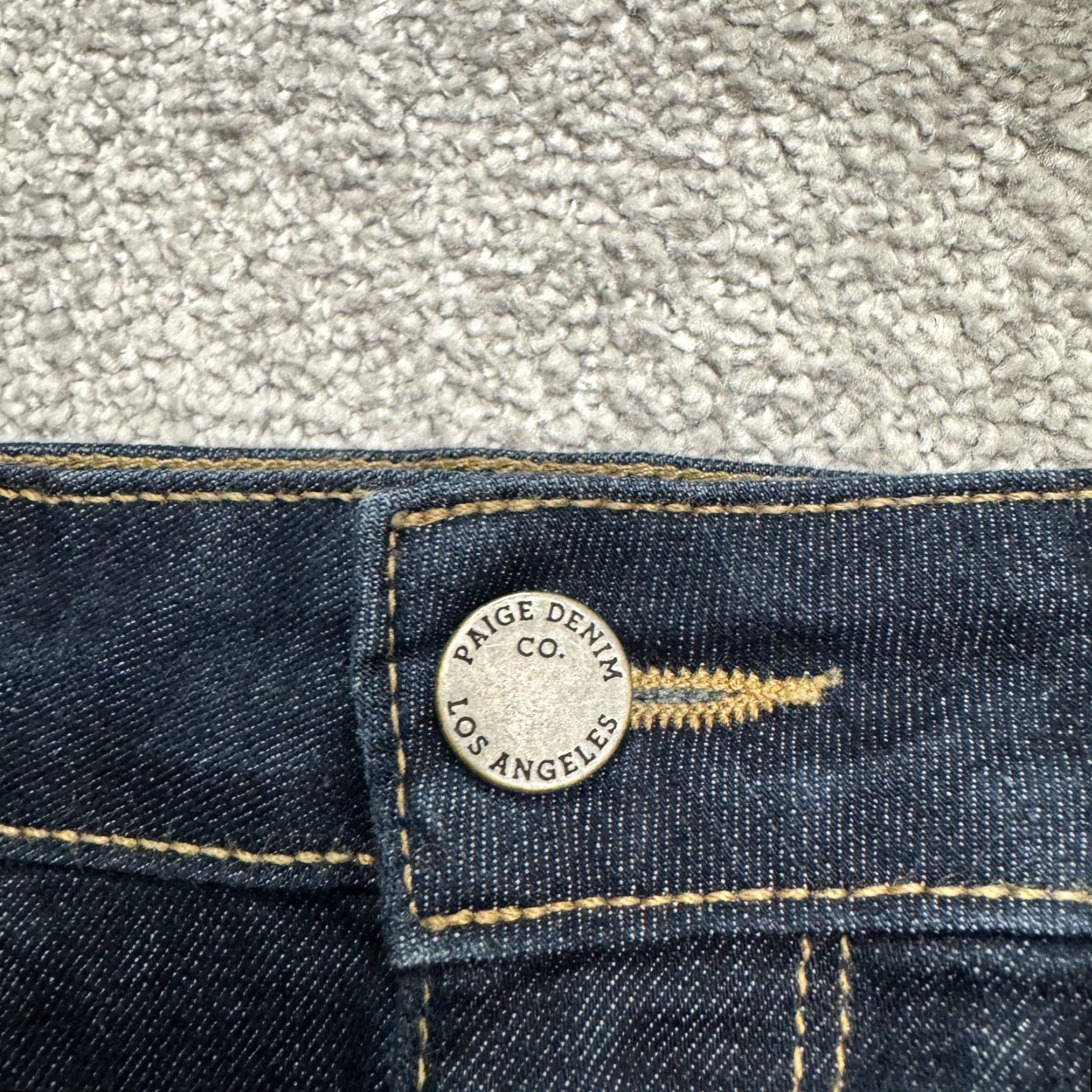 Paige VINTAGE Paige Verdugo Skinny Denim Jeans Womens 27 Blue Low Rise Stretch 29x30 Size 27" / US 4 / IT 40 - 3 Thumbnail