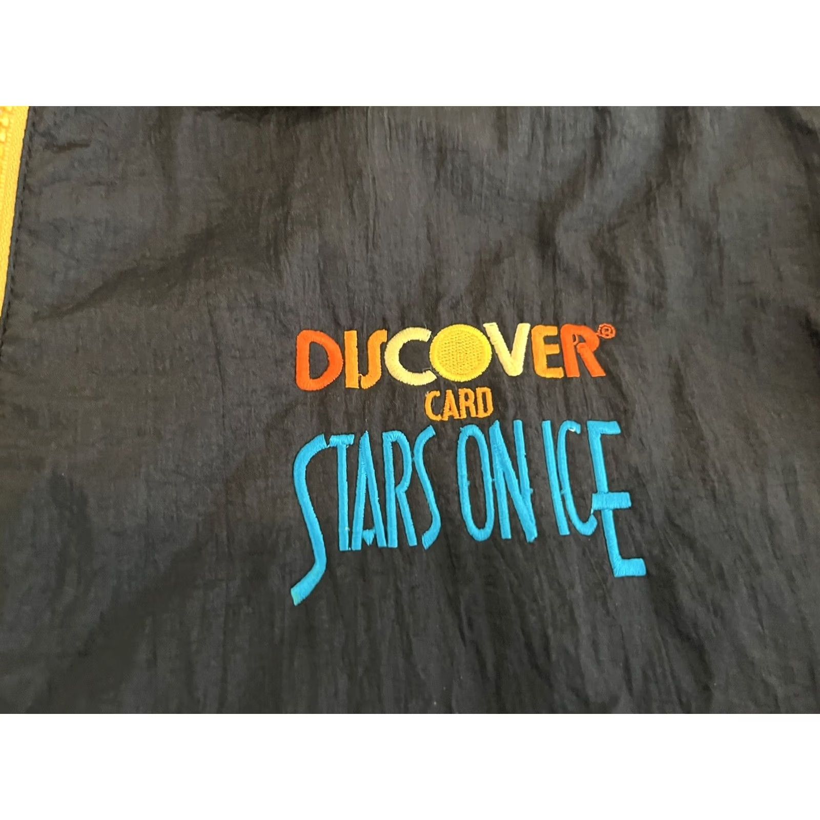 Vintage VINTAGE Stars on Ice Windbreaker Jacket Make-A-Wish Foundation Jacket L Black Stars Windbreaker Mens XL? Size US L / EU 52-54 / 3 - 4 Thumbnail