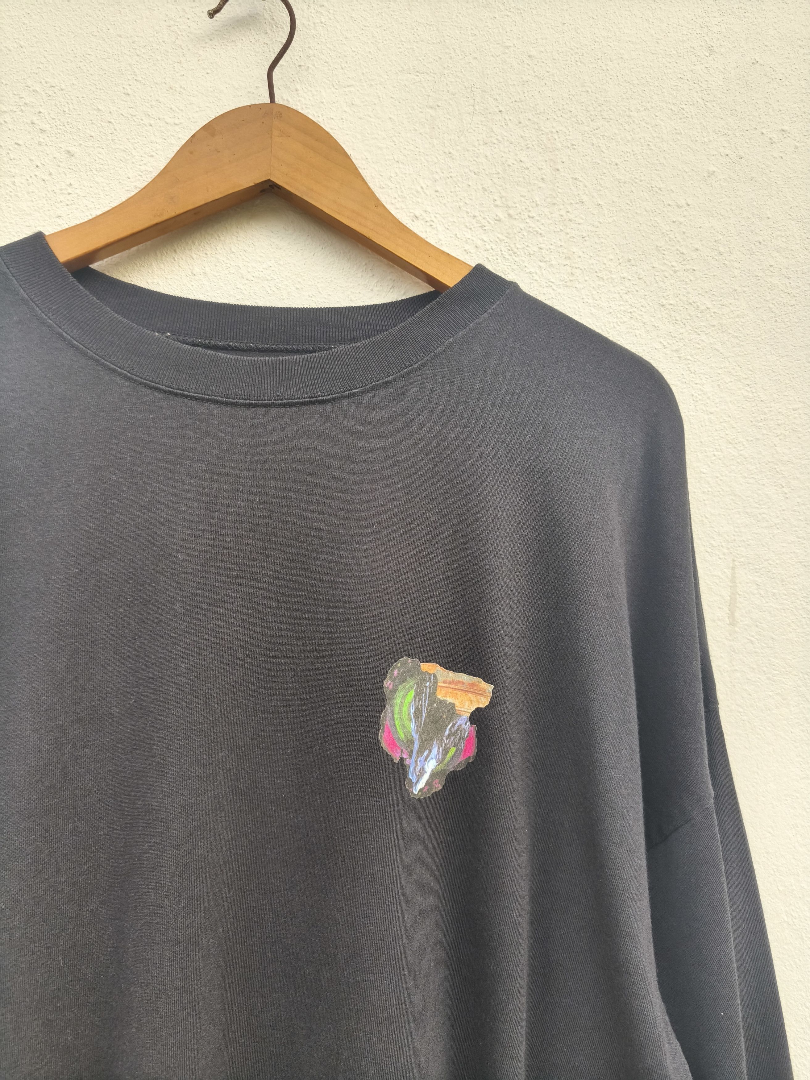Art Comes First Back hit Art print Hare t shirt long sleeve Size US XL / EU 56 / 4 - 3 Thumbnail
