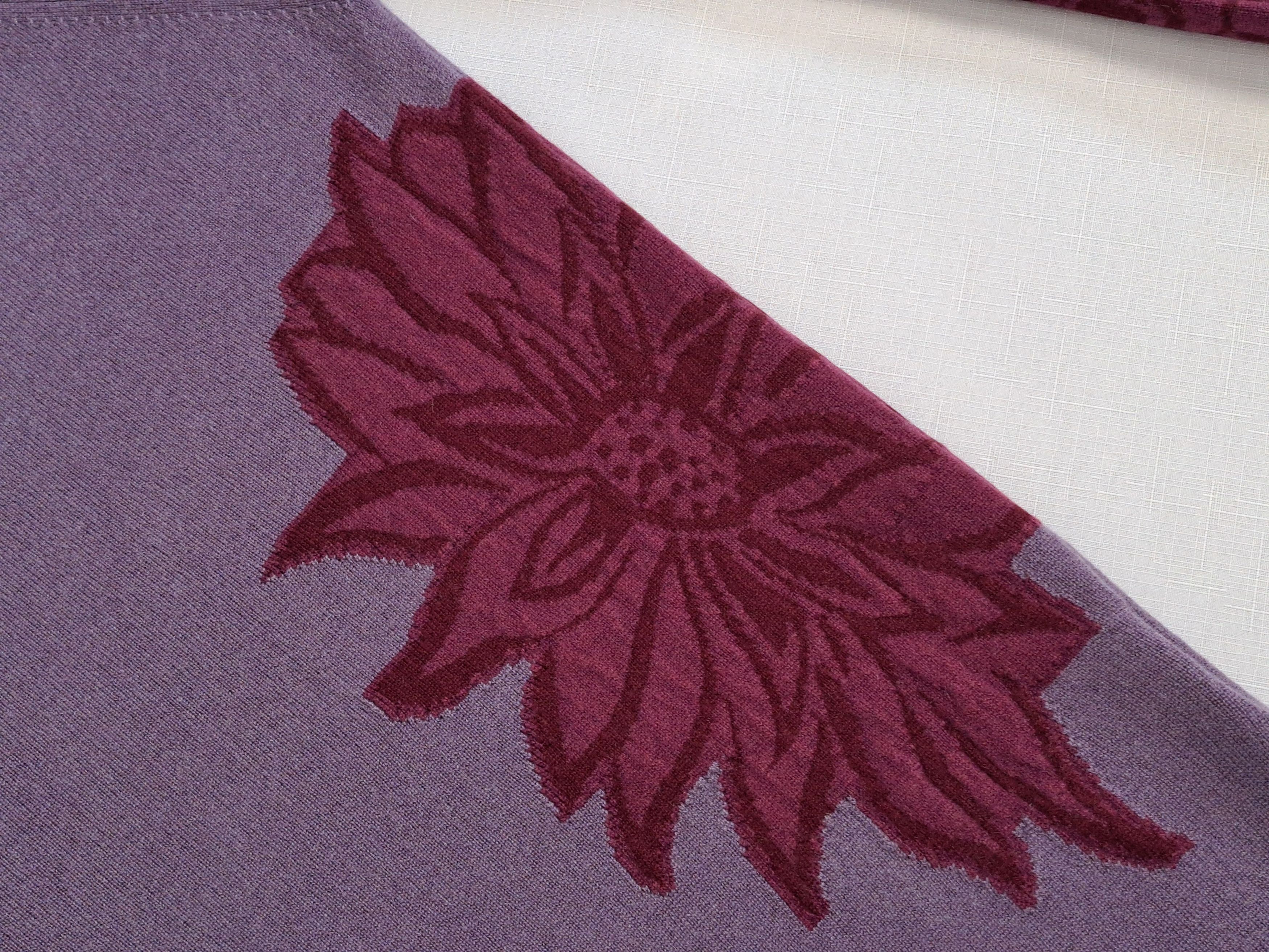 Etro ETRO long wool sweater with flowers. Size 42 Size XL / US 12-14 / IT 48-50 - 5 Thumbnail