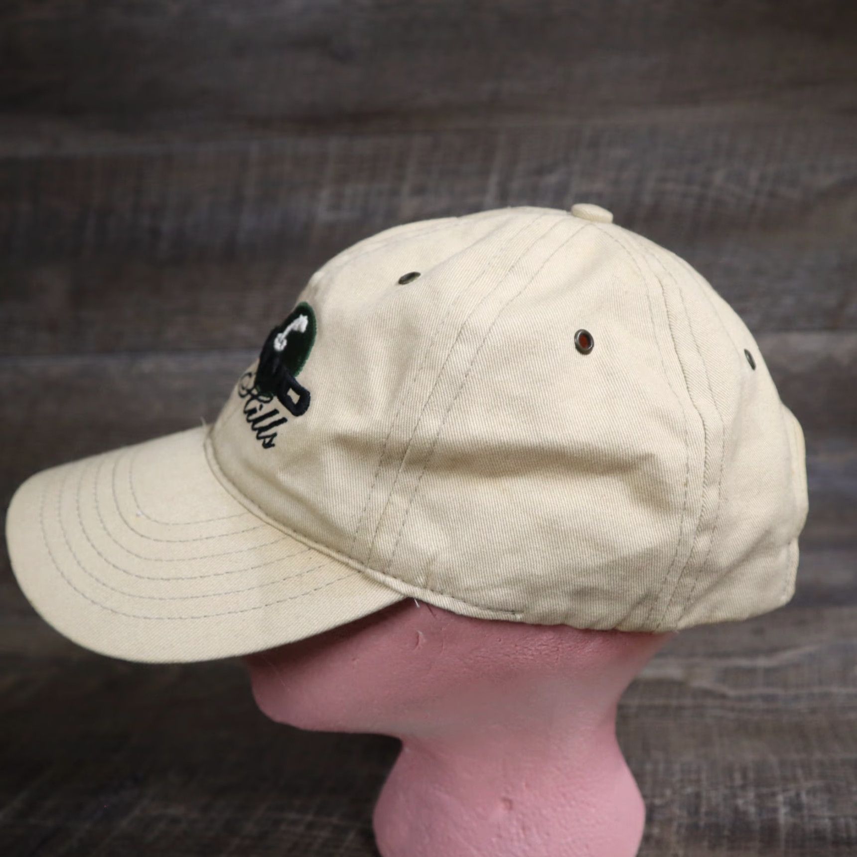 Vintage VINTAGE Hyland Hills Golf Club Baseball Cap Hat Unisex Adults Adjustable Brown 90s Strapback Size ONE SIZE - 5 Thumbnail