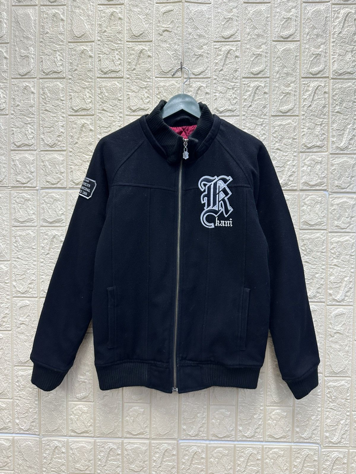 Karl Kani Karl Kani Wool Bomber Vintage Jacket MJ66 Size US S / EU 44-46 / 1 - 1 Thumbnail