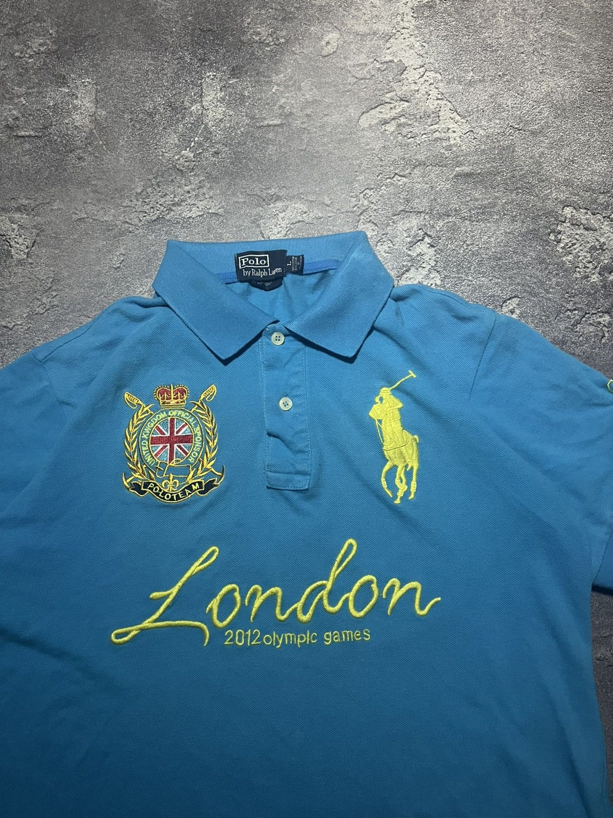 Vintage 90s Ralph Lauren Polo Tee London Chief Keef Big Pony