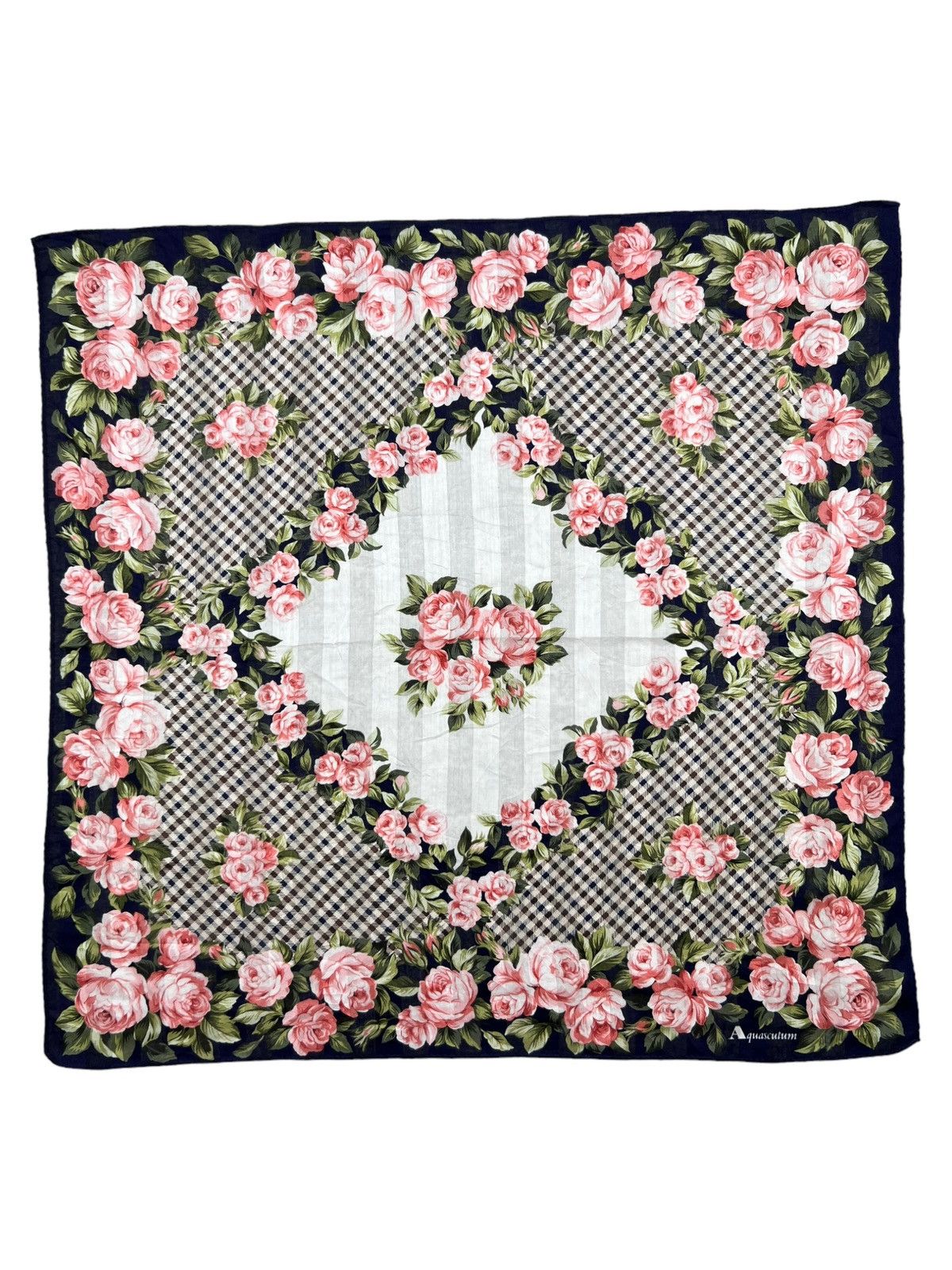 Aquascutum Aquascutum Handkerchief Neckerchief Bandana Pocketsquare Size ONE SIZE - 2 Thumbnail