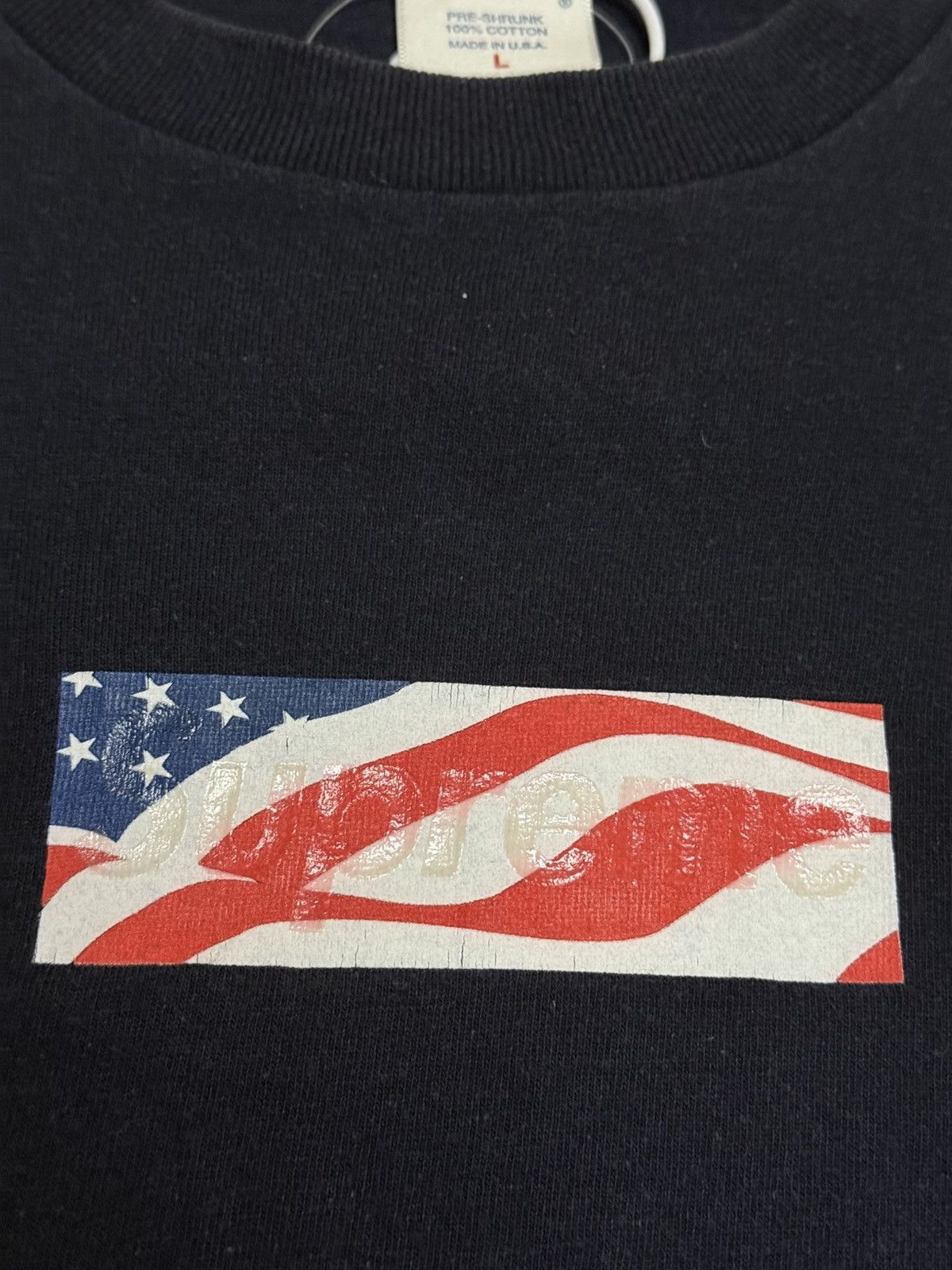 Supreme Supreme 911 box logo tee navy large Size US L / EU 52-54 / 3 - 3 Thumbnail