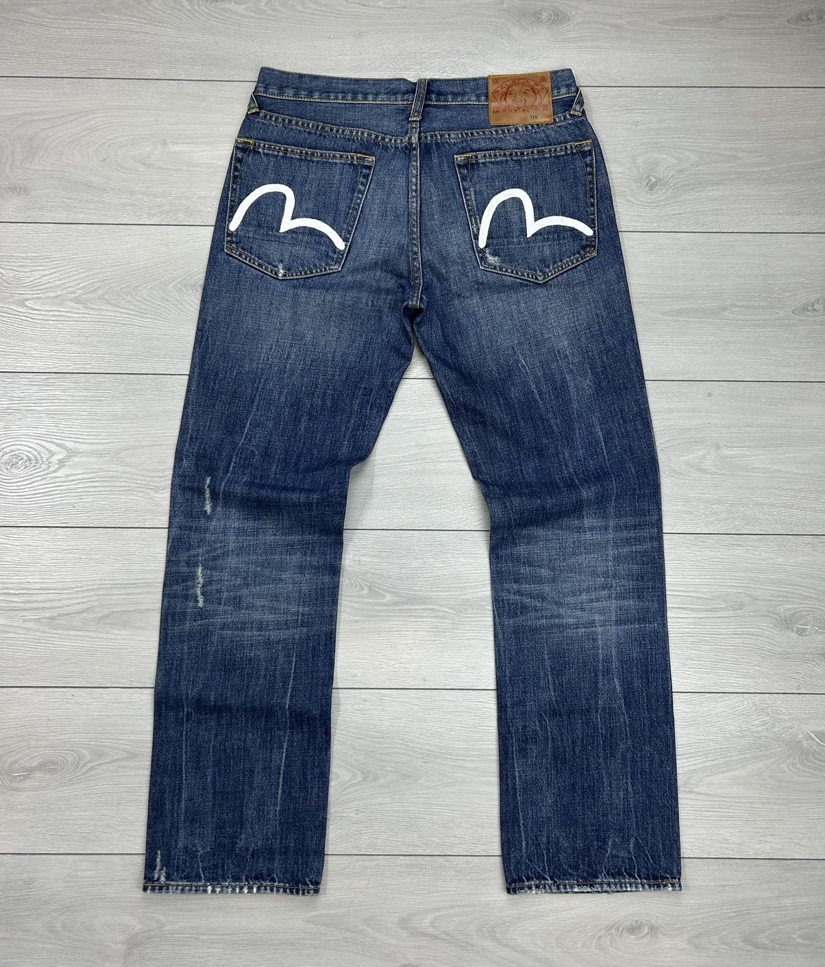 Japanese Brand × Vintage Evisu Vintage denim jeans size 33 Size US 33 - 2 Thumbnail