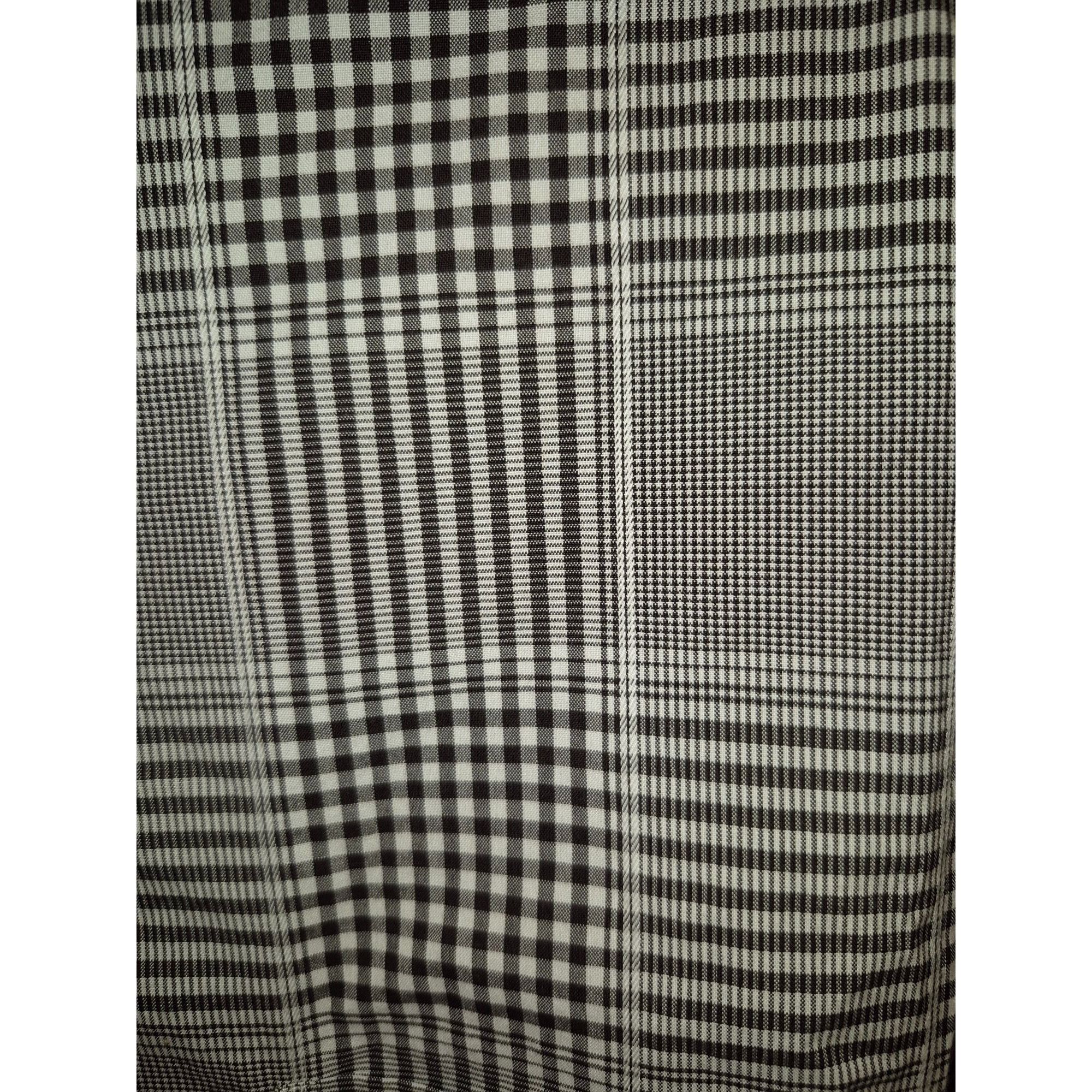 Vintage Cremieux Mens XL Black White Plaid Short Sleeve Button-Up Sh Size US XL / EU 56 / 4 - 3 Thumbnail