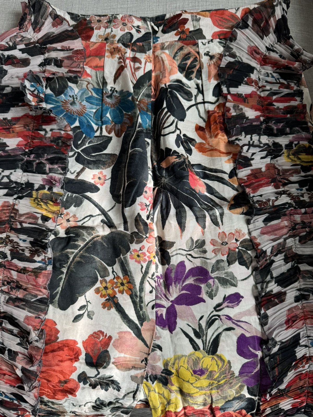 Dries Van Noten Dries Van Noten Floral Print Midi Skirt Size 27" / US 4 / IT 40 - 3 Thumbnail