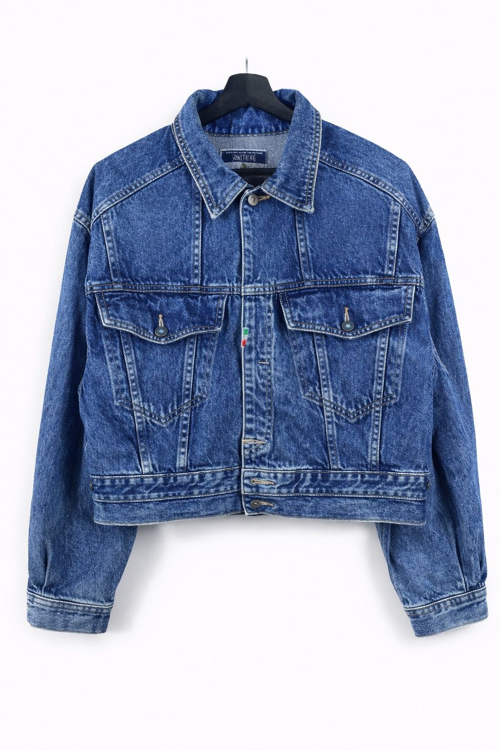 Edwin Vintage SOMETHING EDWIN Japanese Denim Jacket Blue Selvedge Size M / US 6-8 / IT 42-44 - 1 Thumbnail