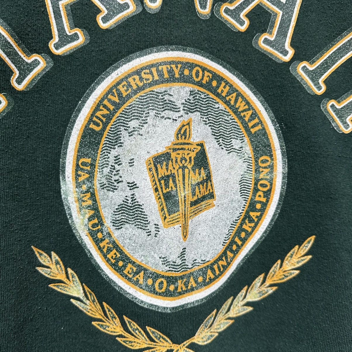 Vintage University of Hawaii Vintage USA Sweatshirt 90s 00s Size US L / EU 52-54 / 3 - 3 Thumbnail