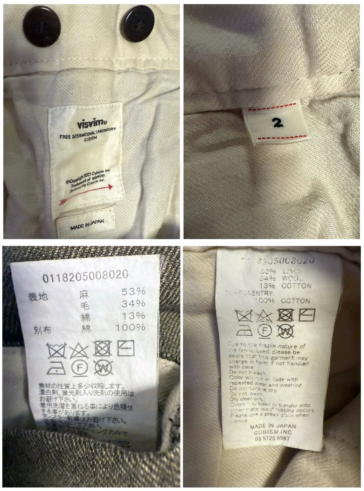 Visvim visvim 18aw tioga pants i/w/c twill olive 2 Size US 32 / EU 48 - 6 Thumbnail