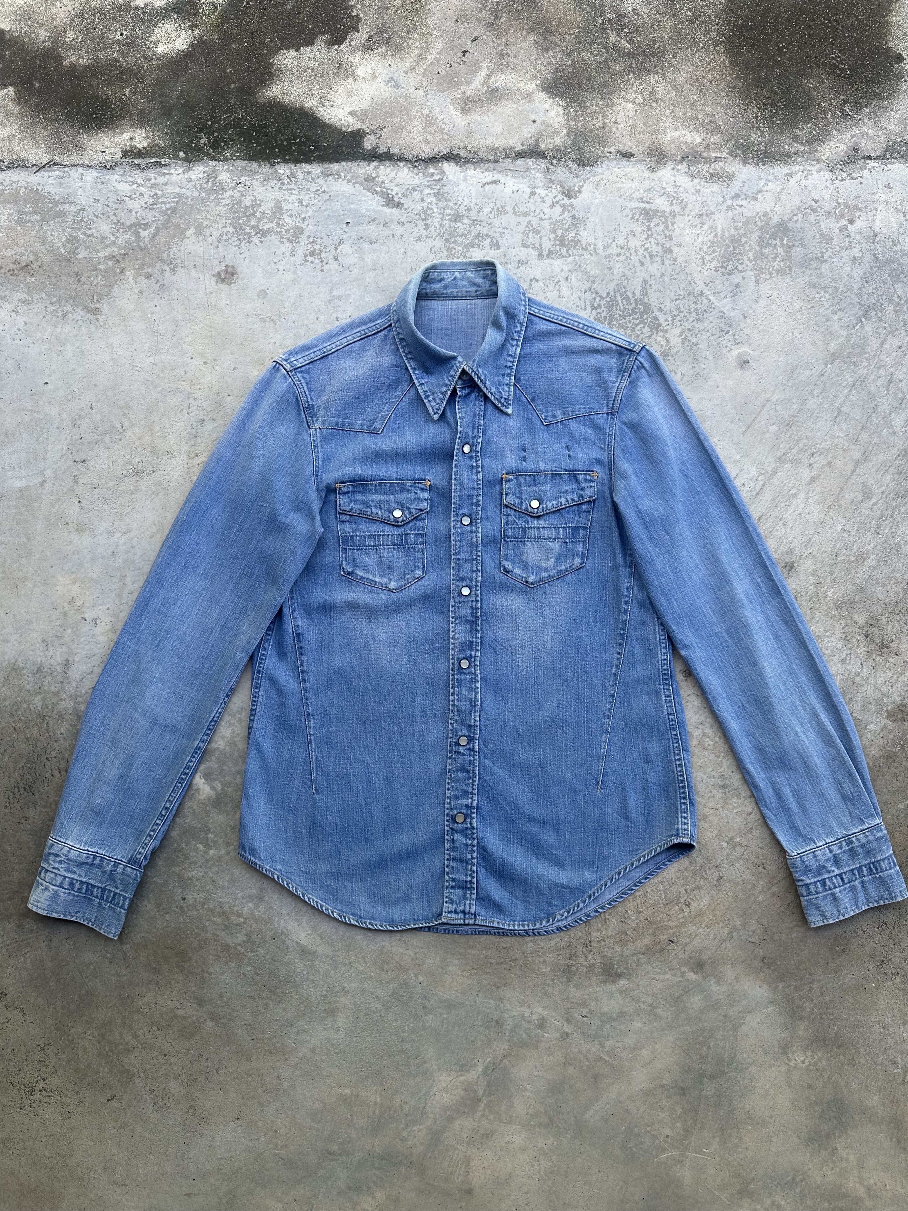 Number (N)ine Takahiromiyashita The Soloist Number Nine Denim Snap Button Size US L / EU 52-54 / 3 - 2 Thumbnail