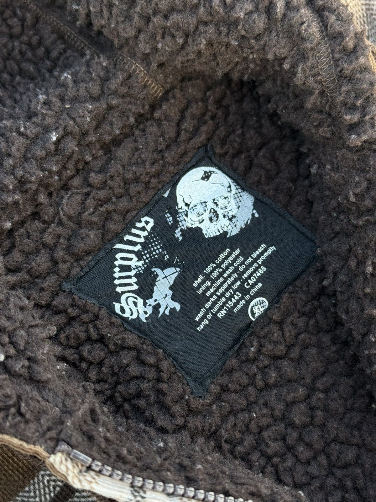 Other Vintage Y2K Surplus Surf Fleece Baggy Jacket Size US XL / EU 56 / 4 - 7 Thumbnail