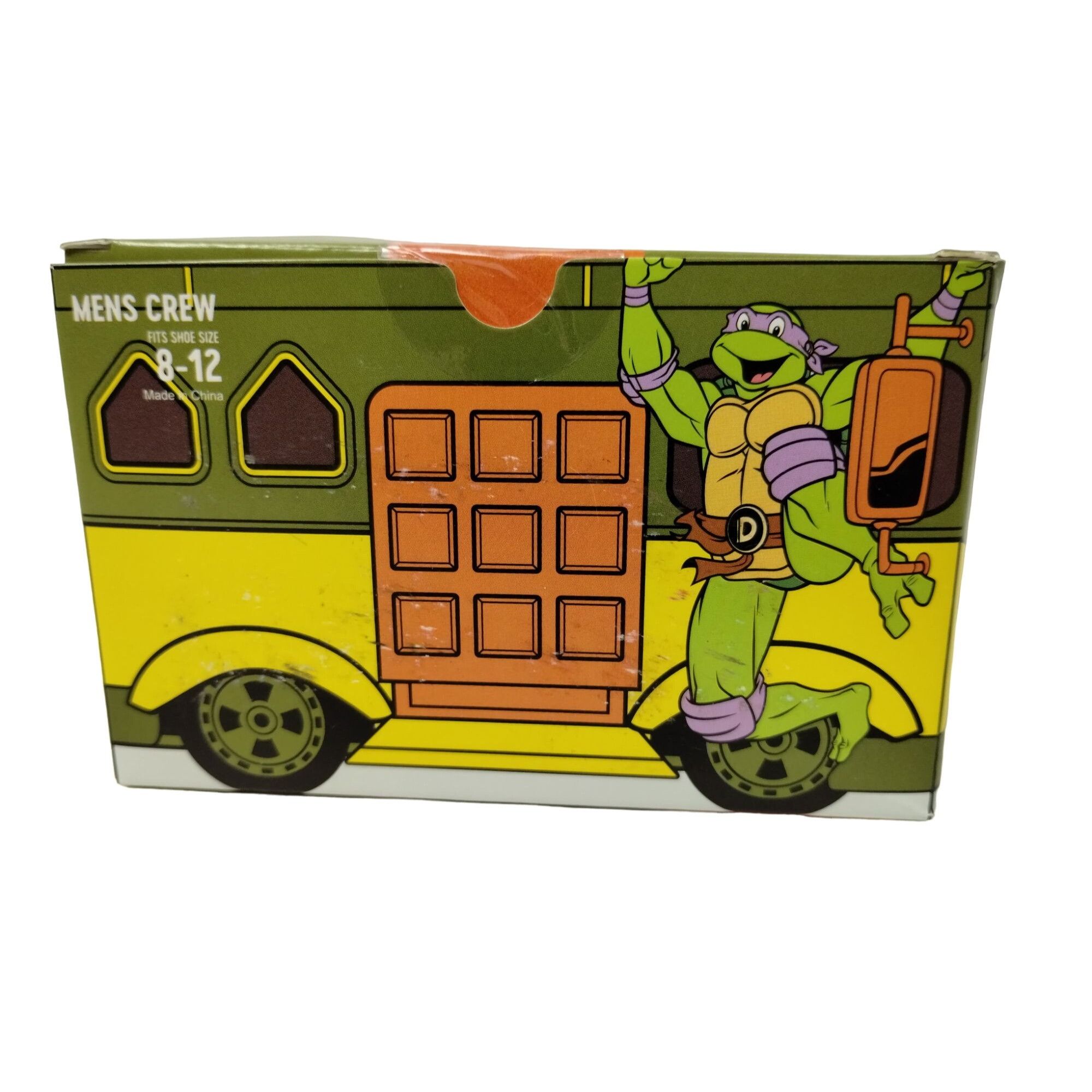 Designer Teenage Mutant Ninja Turtles 3 Pair Crew Socks Size 10-13 Ni Size ONE SIZE - 3 Thumbnail