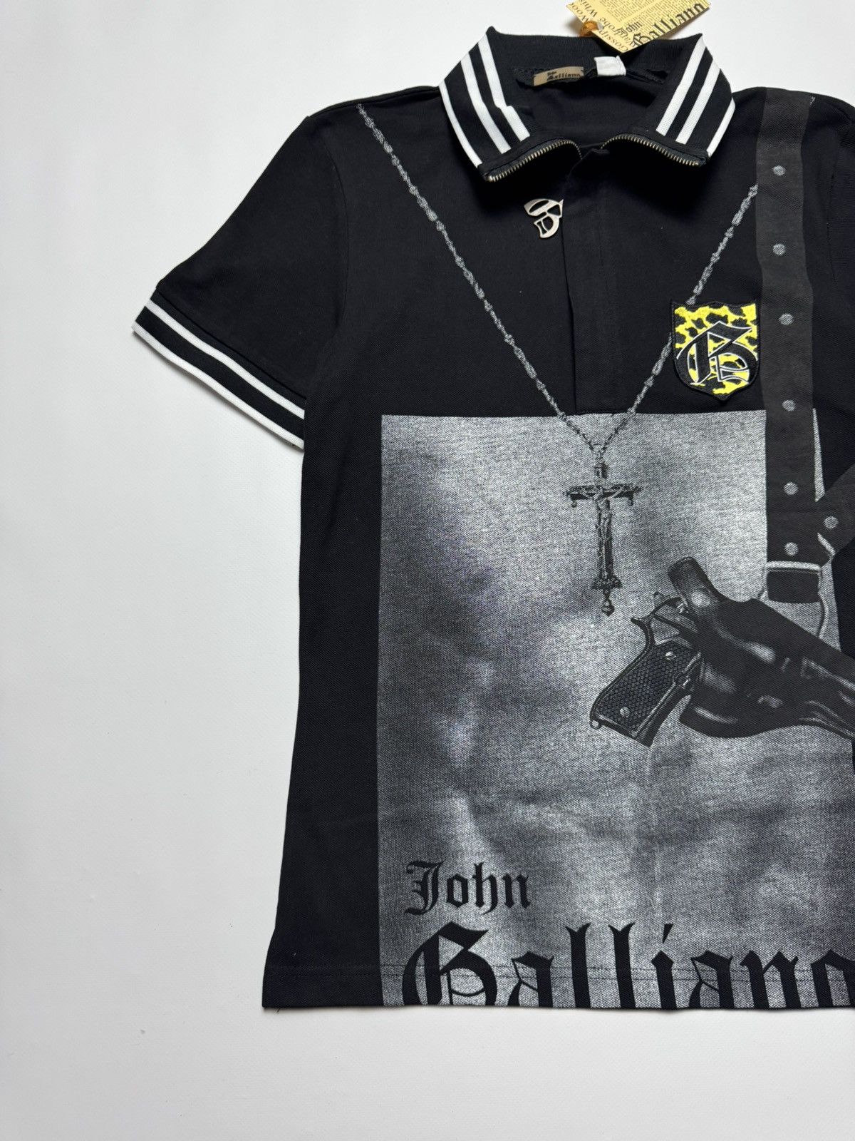 John Galliano 2008 John Galliano Rare NEW Polo T-Shirt Size US M / EU 48-50 / 2 - 4 Thumbnail