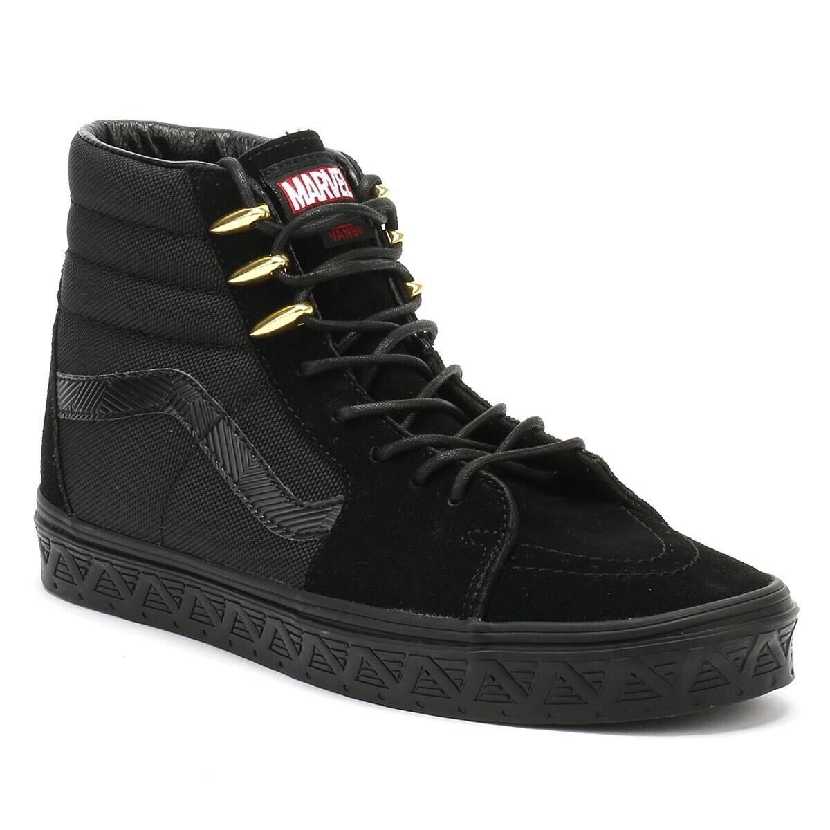 Marvel Comics × Vans Vans Marvel Black Panther Sk8 Hi Size US 9 / EU 42 - 2 Thumbnail