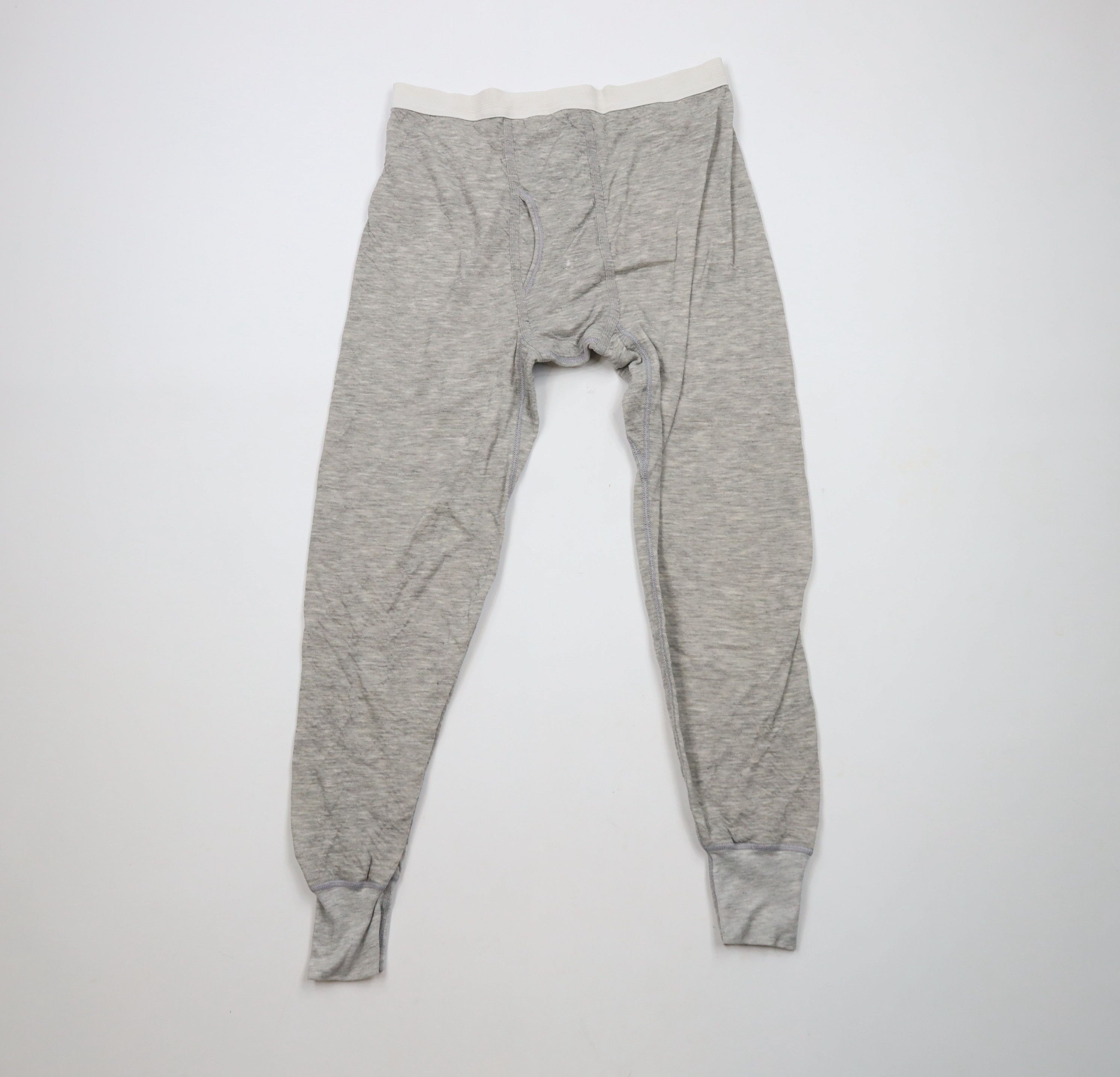 Vintage Vintage 90s Streetwear Double Wall Wool Blend Thermal Pants Size US 34 / EU 50 - 1 Thumbnail