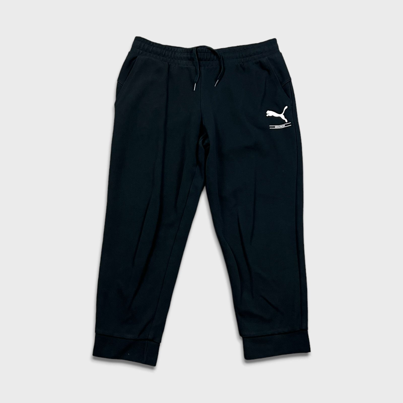 Puma × Vintage Puma Sweatpants Large Spell Out Athletic Gym Fleece Jogger Size US 32 / EU 48 - 1 Thumbnail