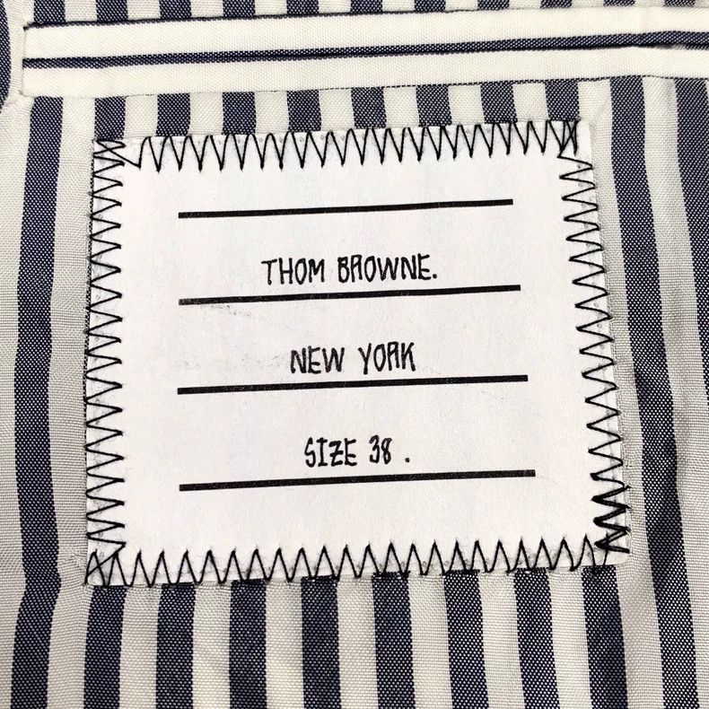 Thom Browne Thom Browne Colorful wool lapel single row long sleeve sui Size 38S - 7 Thumbnail
