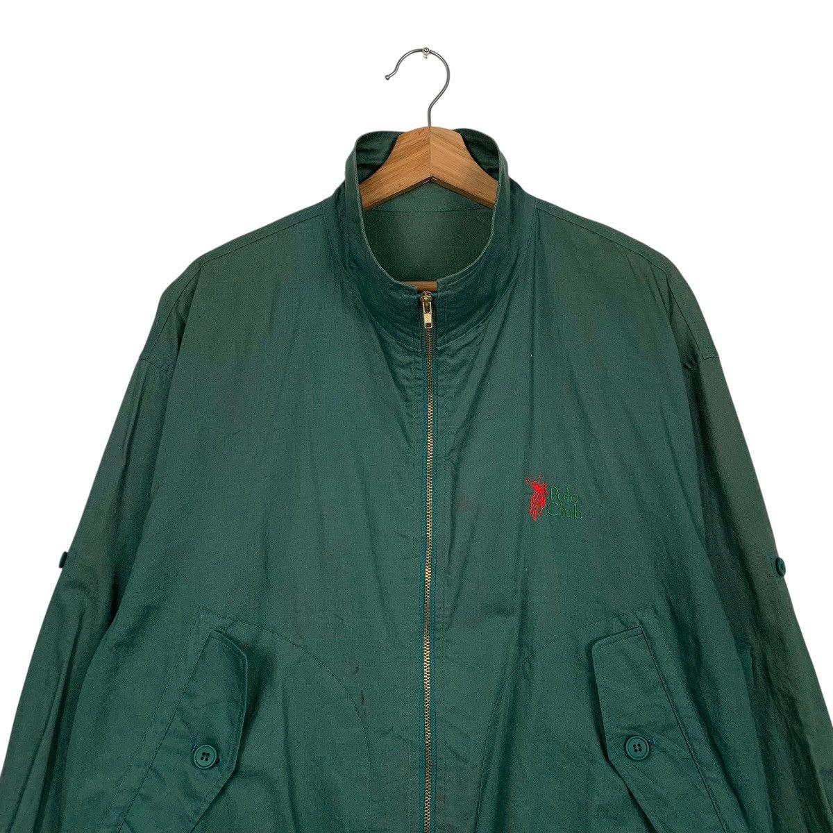 Beverly Hills Polo Club Vintage Polo Club Green Bomber Jacket Size US L / EU 52-54 / 3 - 2 Thumbnail