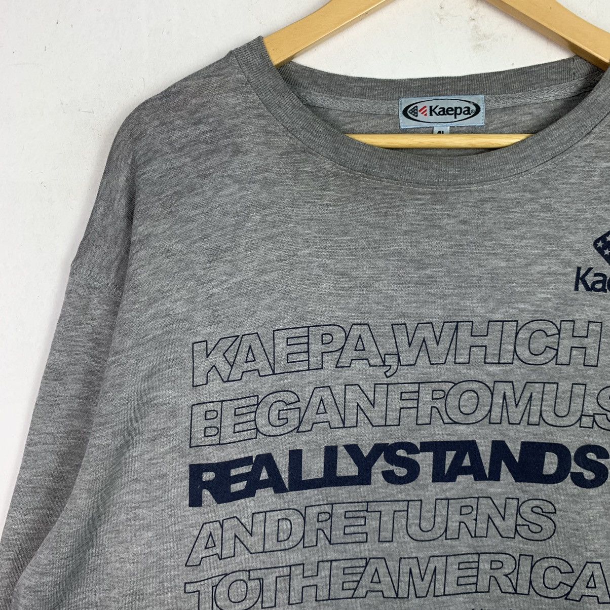 Japanese Brand × Kappa × Vintage Vintage Kaepa Oversized Sweatshirt Size US XXL / EU 58 / 5 - 5 Thumbnail