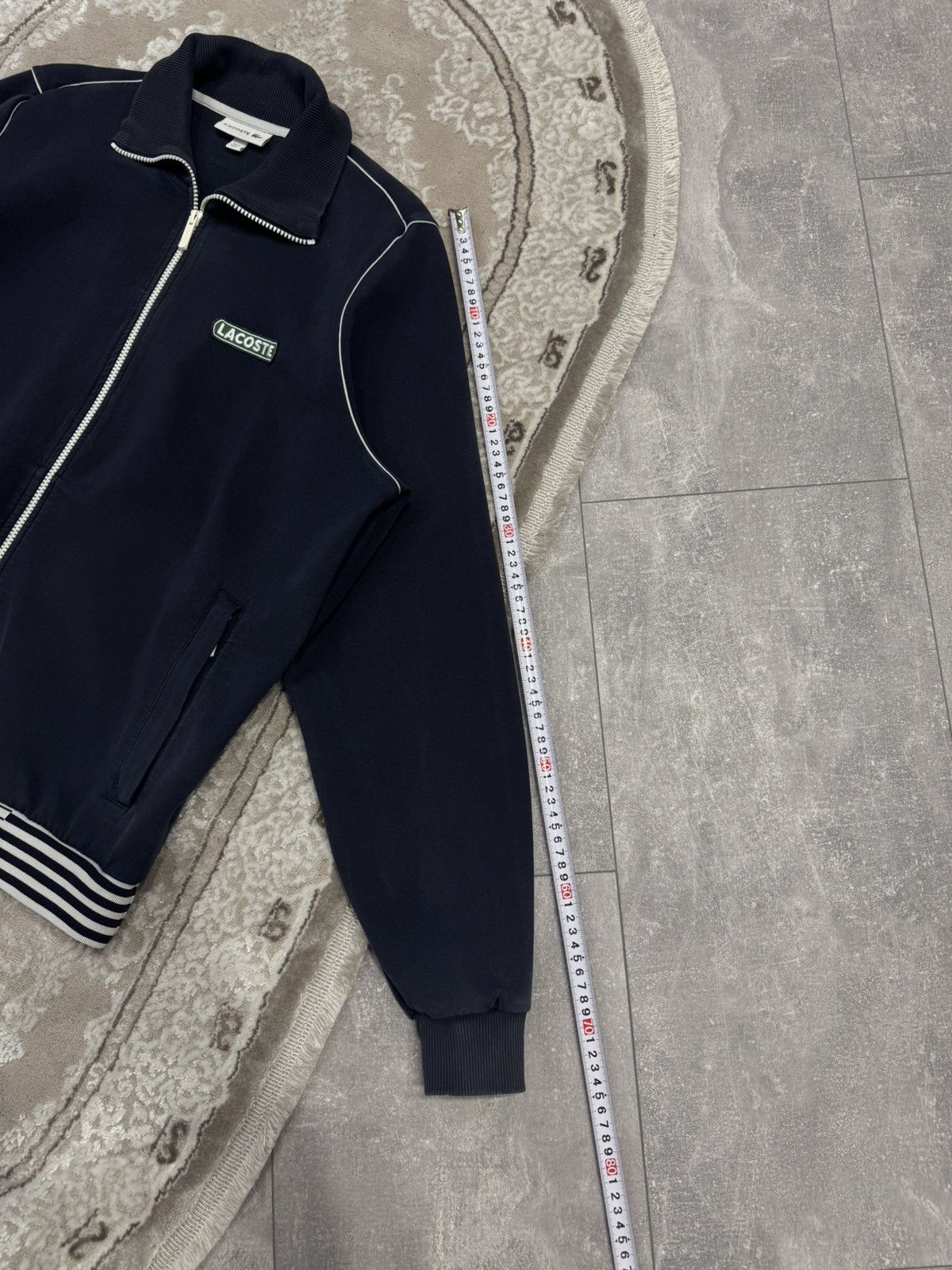 Lacoste 🐊 Vintage Lacoste Zip Up Sweatshirt Hoodie Y2K Size US L / EU 52-54 / 3 - 6 Thumbnail