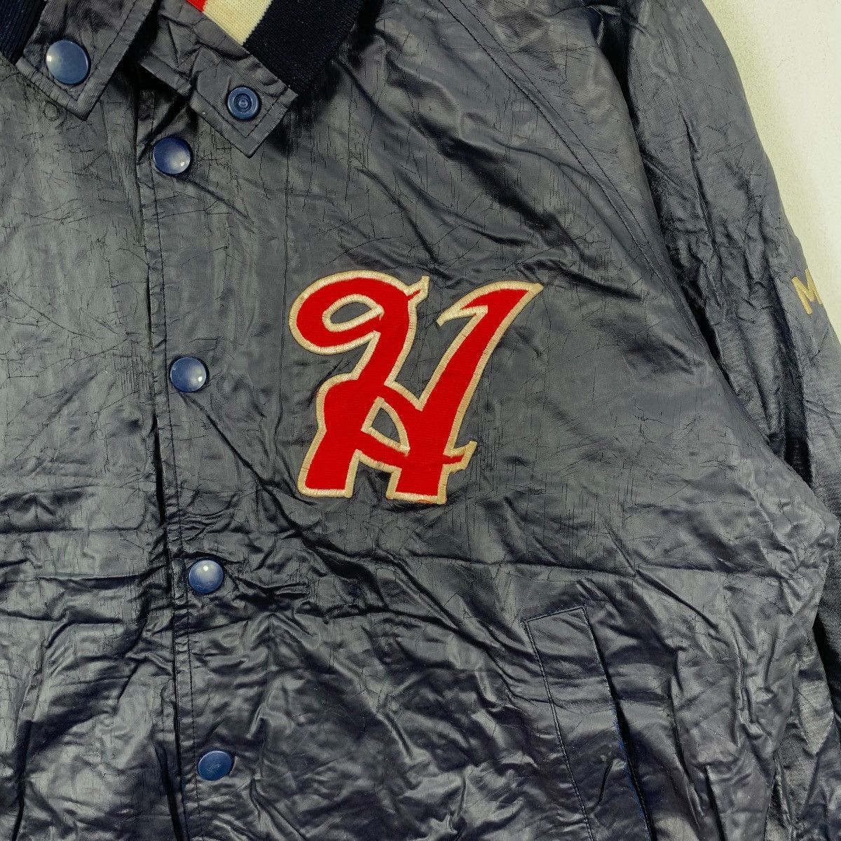 Descente Vintage DESCENTE JAPAN BASEBALL MLB Varsity Stadium Jacket Size US L / EU 52-54 / 3 - 6 Thumbnail