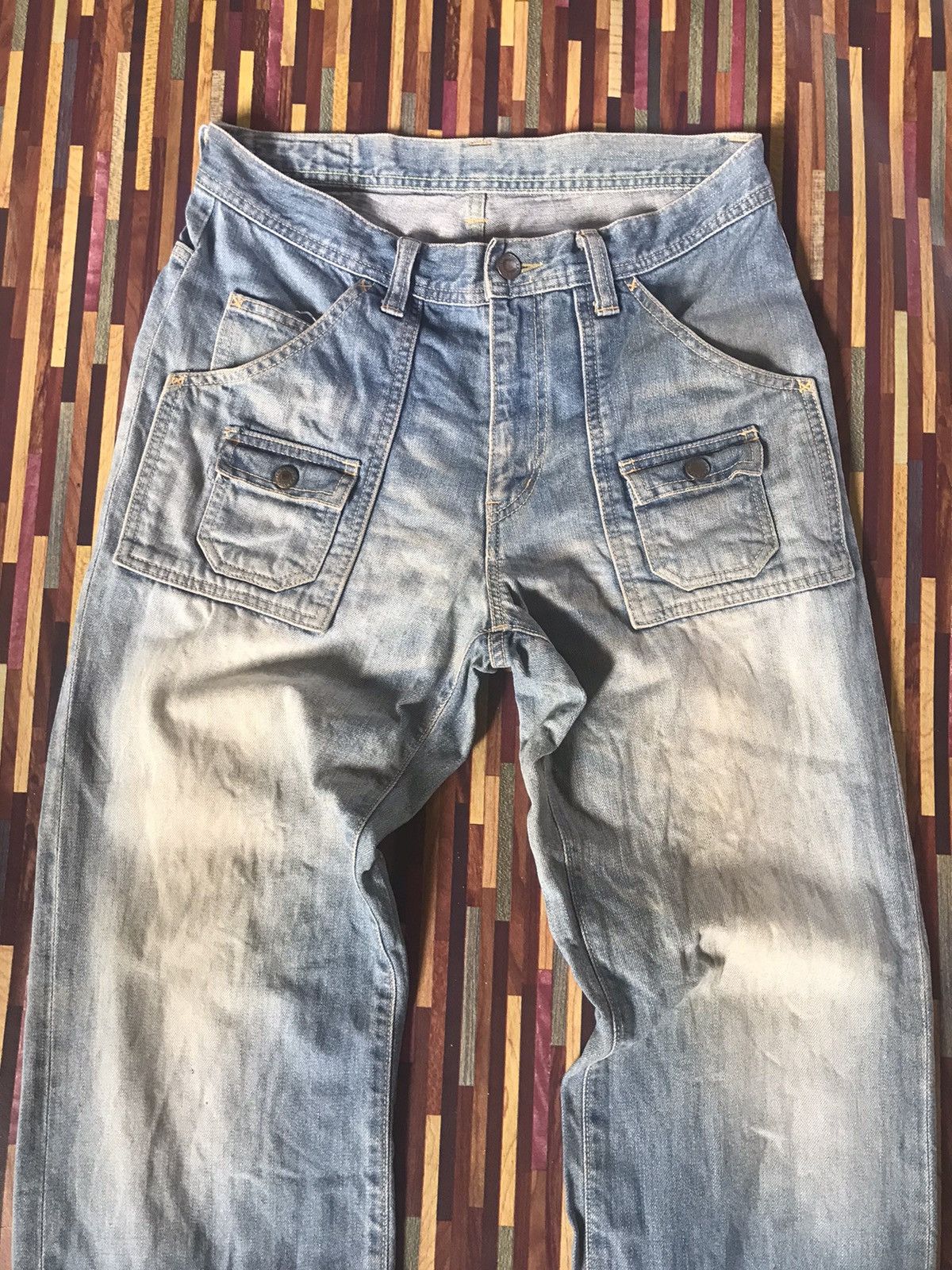 Japanese Brand VTG DENIM PANTS CANNABIS SATIVA Size US 32 / EU 48 - 5 Thumbnail