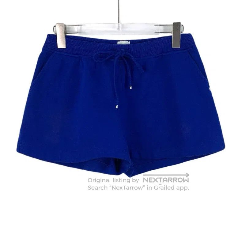 Hermes Hermes Dark blue cotton drawstring casual shorts Size 25" / US 0 / IT 36 - 1 Thumbnail