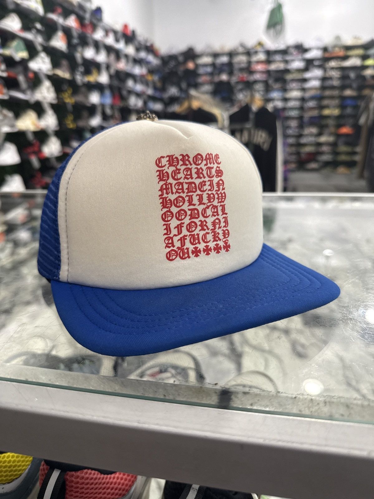 Chrome Hearts Chrome Hearts Eyechart Trucker Hat Size ONE SIZE - 1 Thumbnail
