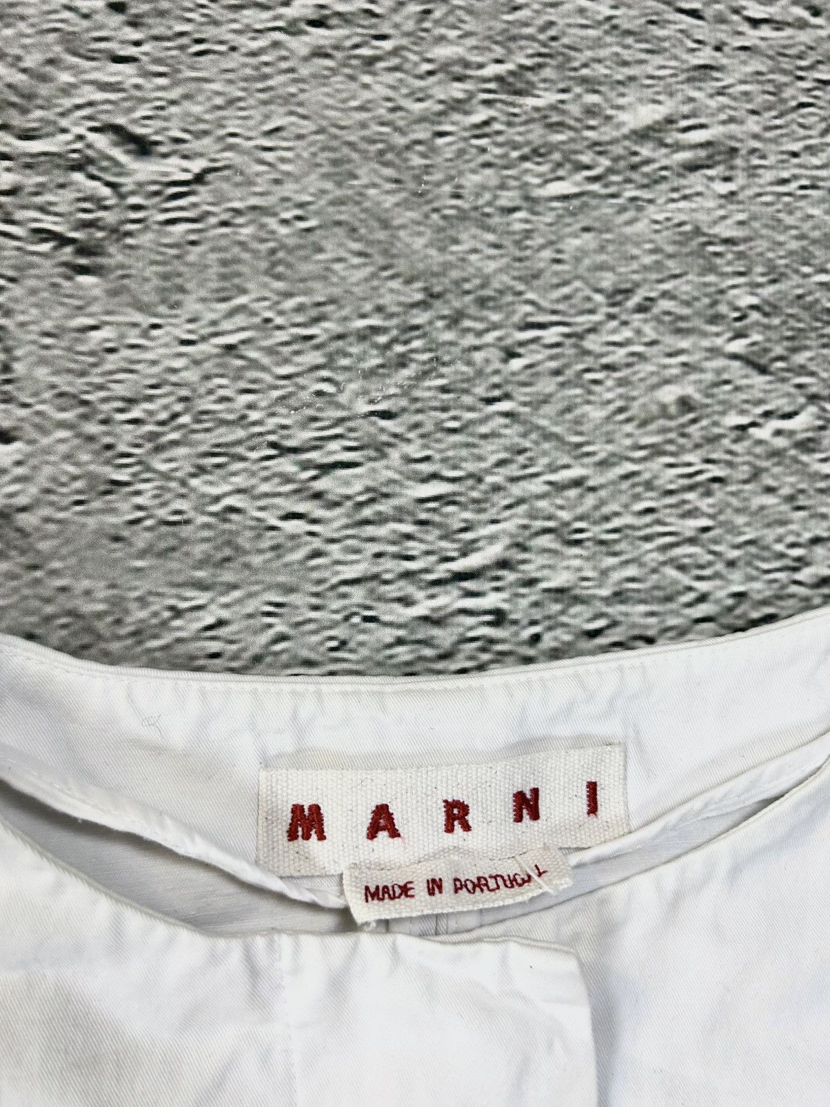 Marni Marni jacket white boxy fit button up Size M / US 6-8 / IT 42-44 - 2 Thumbnail