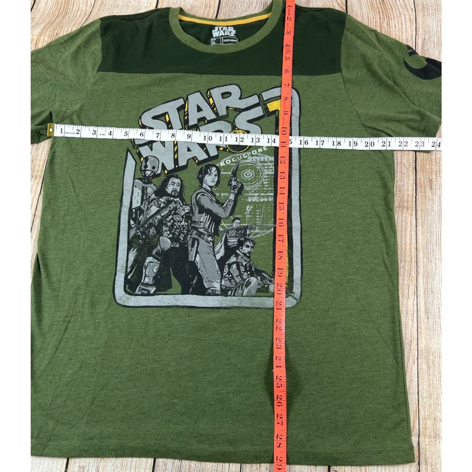 Star Wars Star Wars Rogue One Fifth Sun Green T Shirt XL Men Short Sleeve Regular Size Green Star Wars 90s Theme Discuss? Size US XL / EU 56 / 4 - 6 Thumbnail
