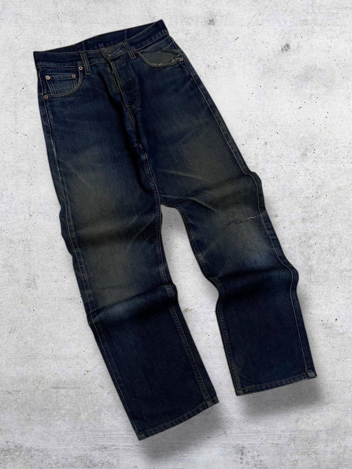 Levi's Vintage Clothing VINTAGE 509 LEVIS USA DESIGNER 90S OLD RIPPED DIRT OG DENIM Size US 27 - 2 Thumbnail