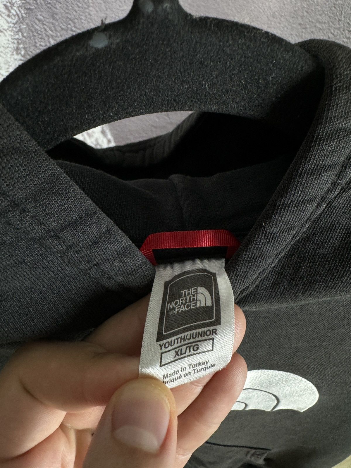 The North Face The North Face vintage big logo black cotton hoodie Size US XS / EU 42 / 0 - 11 Thumbnail
