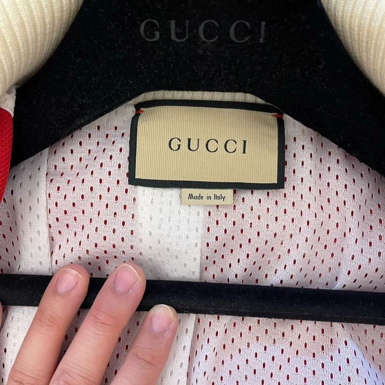 Gucci Gucci Red Jacket with Logo Design-2506 Size L / US 10 / IT 46 - 2 Thumbnail