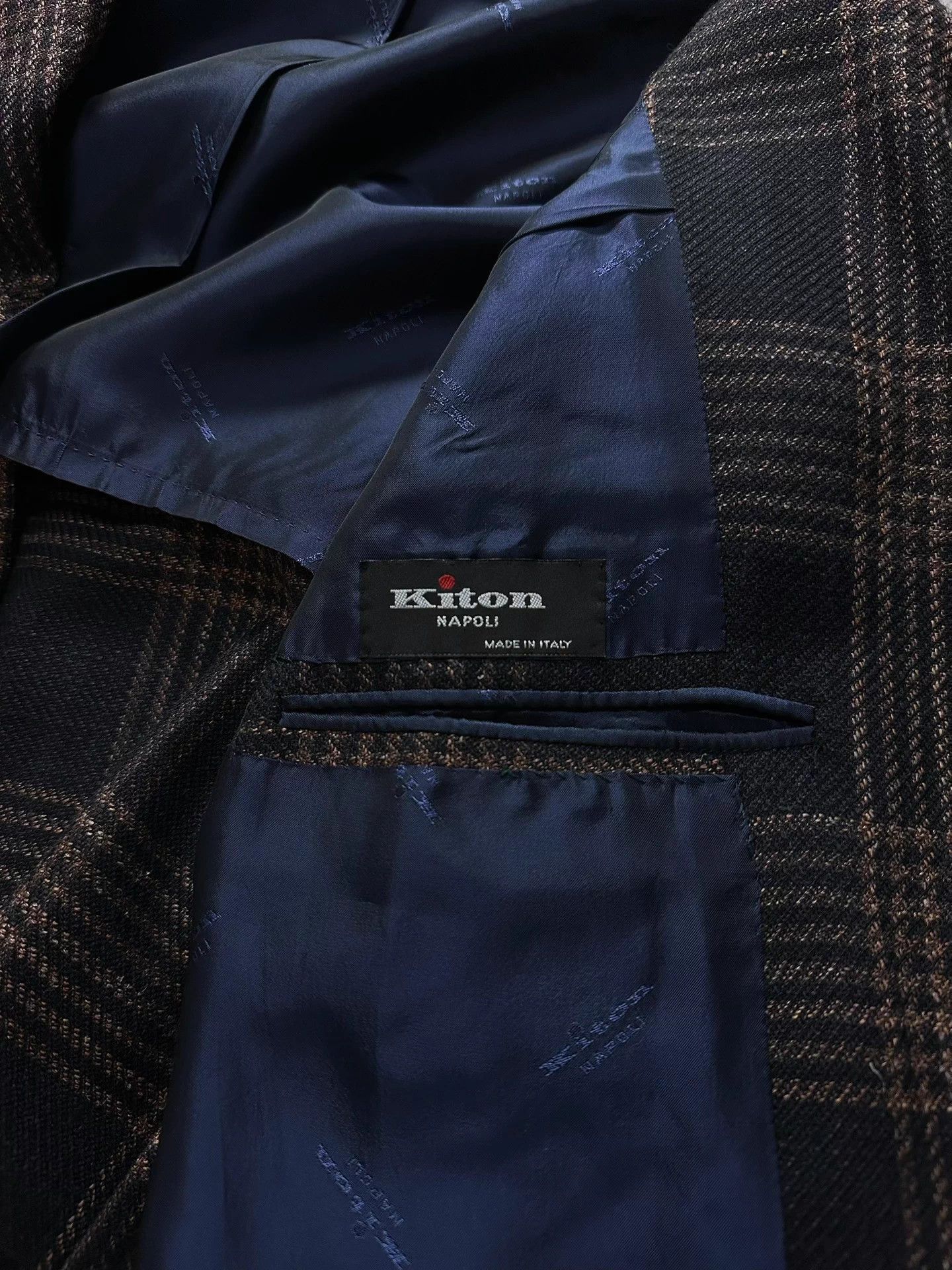Other Kiton LASA Cashmere Wool Silk Linen Soft Blazer 56 Size US XL / EU 56 / 4 - 5 Thumbnail