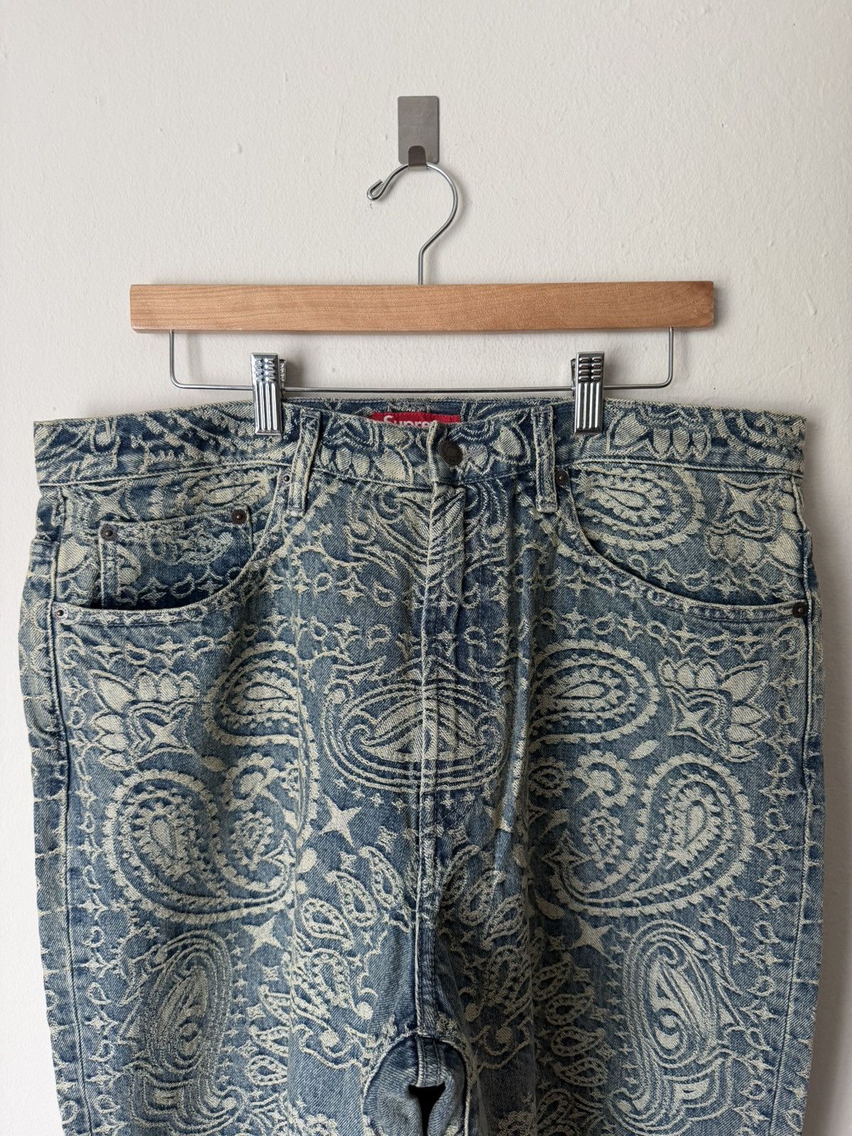 Supreme Supreme Dirty Indigo Baggy Pants FW26 | Grailed