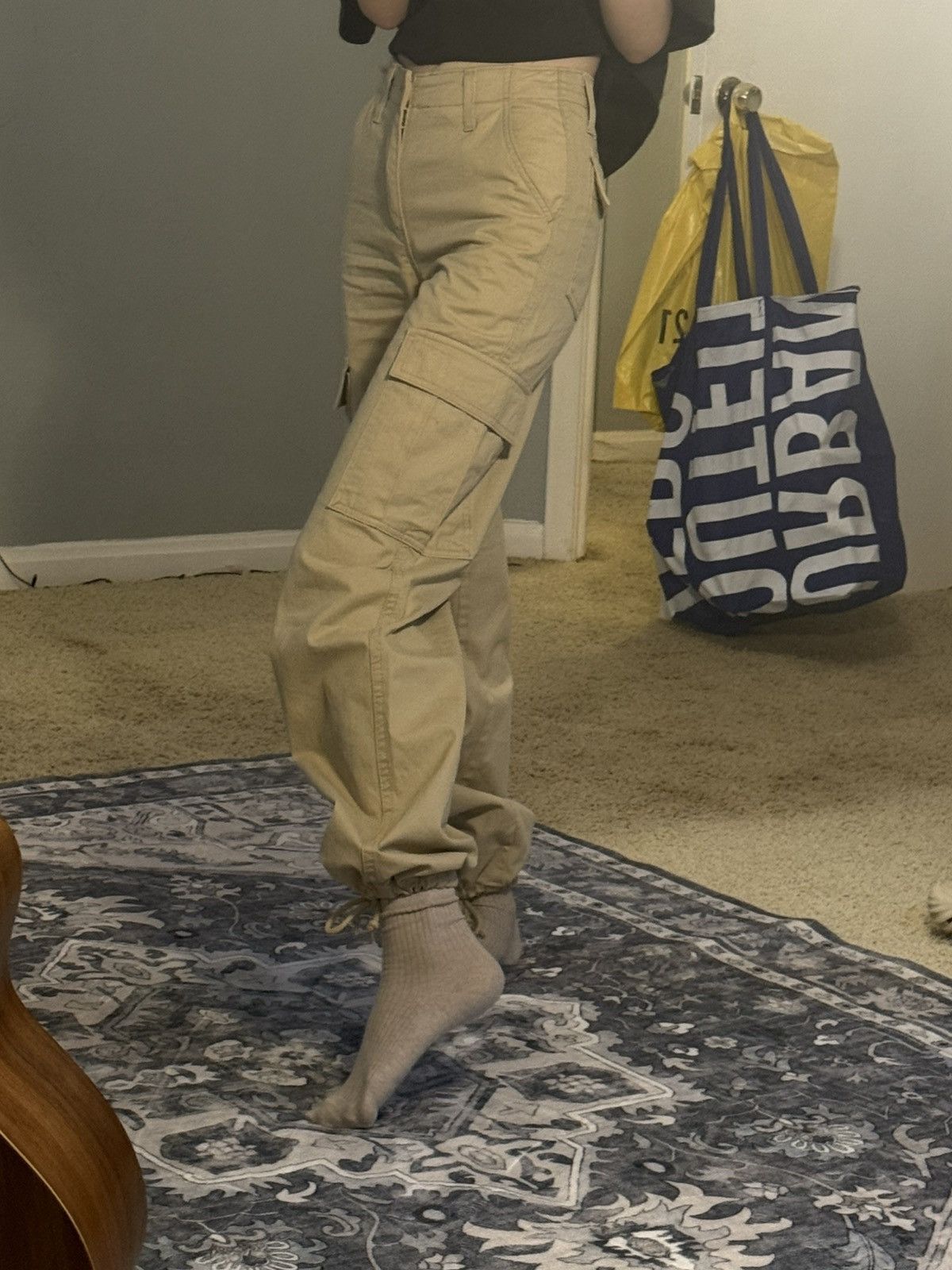 Levi's New Baggy Cargo Pants Levi’s Size 24" / US 00 / IT 34 - 10 Thumbnail