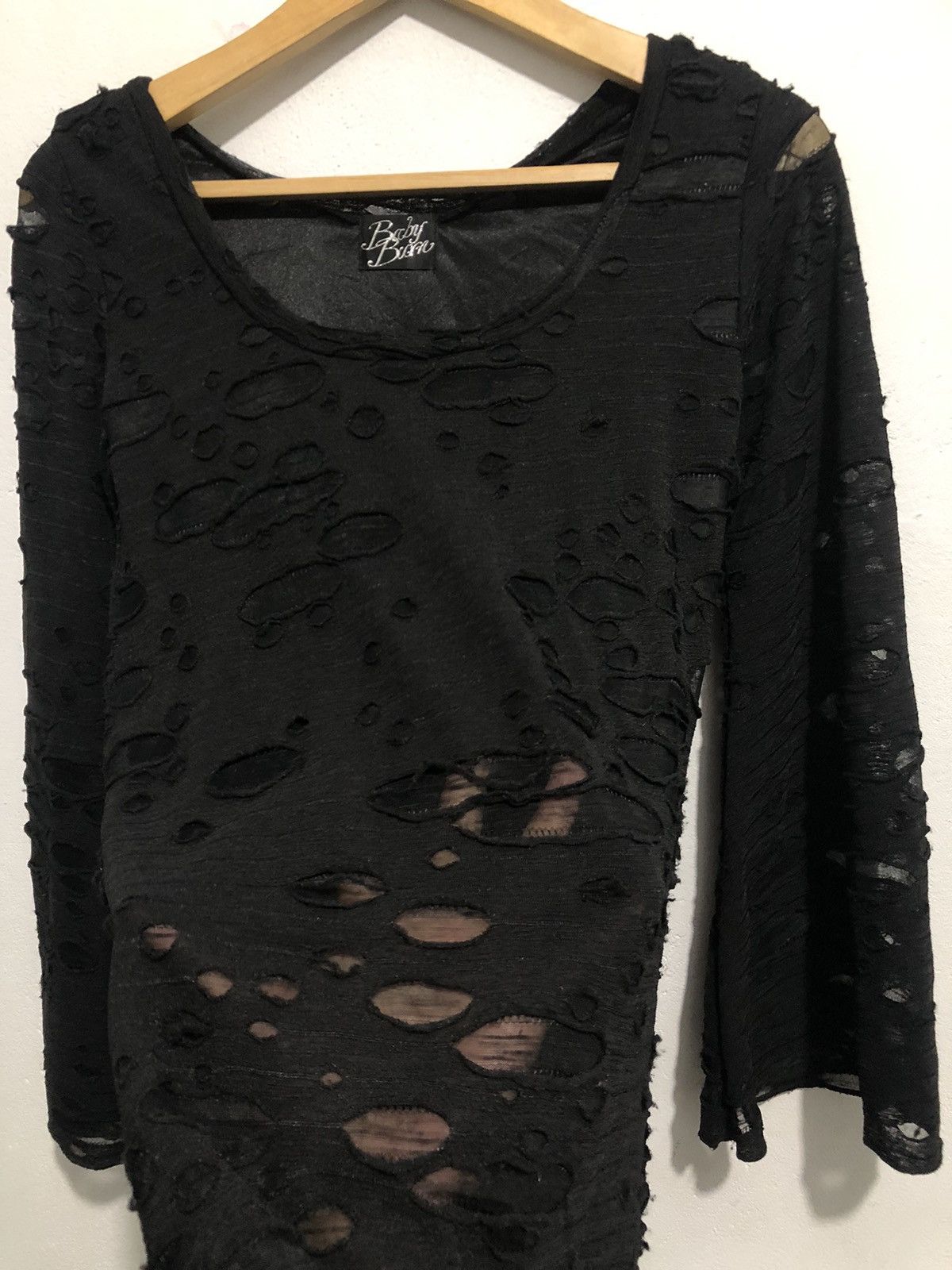 If Six Was Nine Japanese Distressed LongSleeve Isseymiyake Style Size US M / EU 48-50 / 2 - 4 Thumbnail