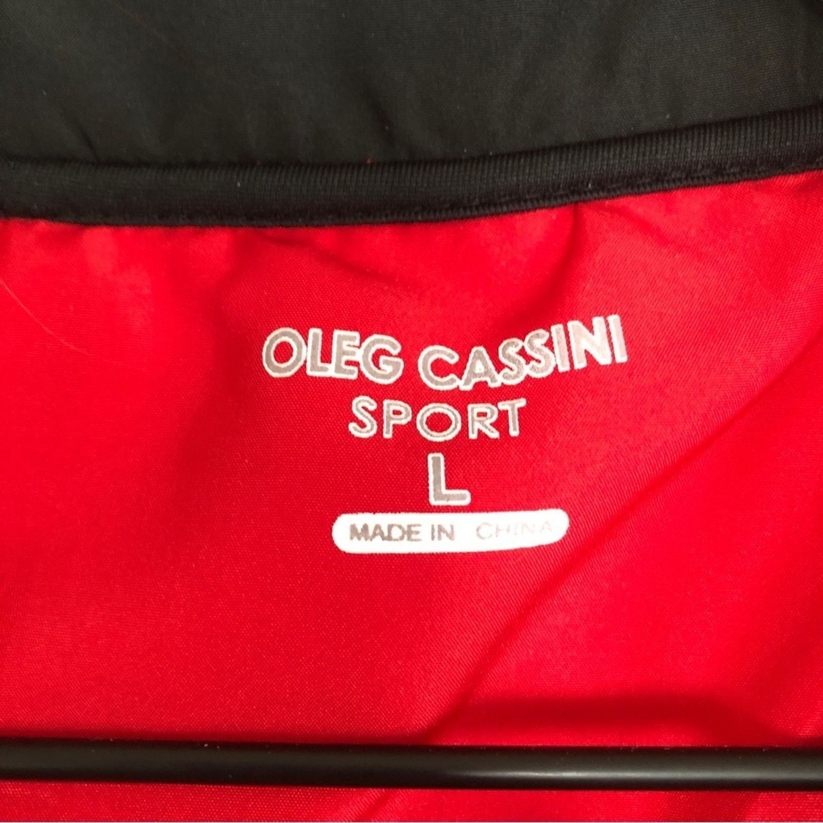 Oleg Cassini Oleg Cassini Sport Red Quilted Windbreaker Vest Jacket Size L / US 10 / IT 46 - 2 Thumbnail